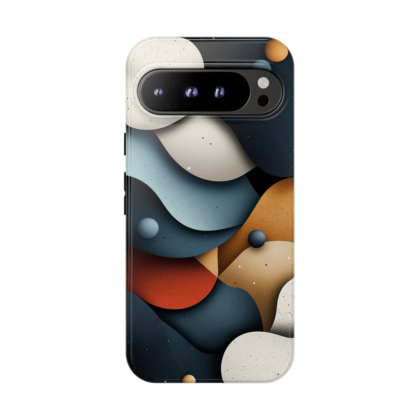 Cosmic Flow – Textured Abstract Phone Case for iPhone, Samsung & Pixel