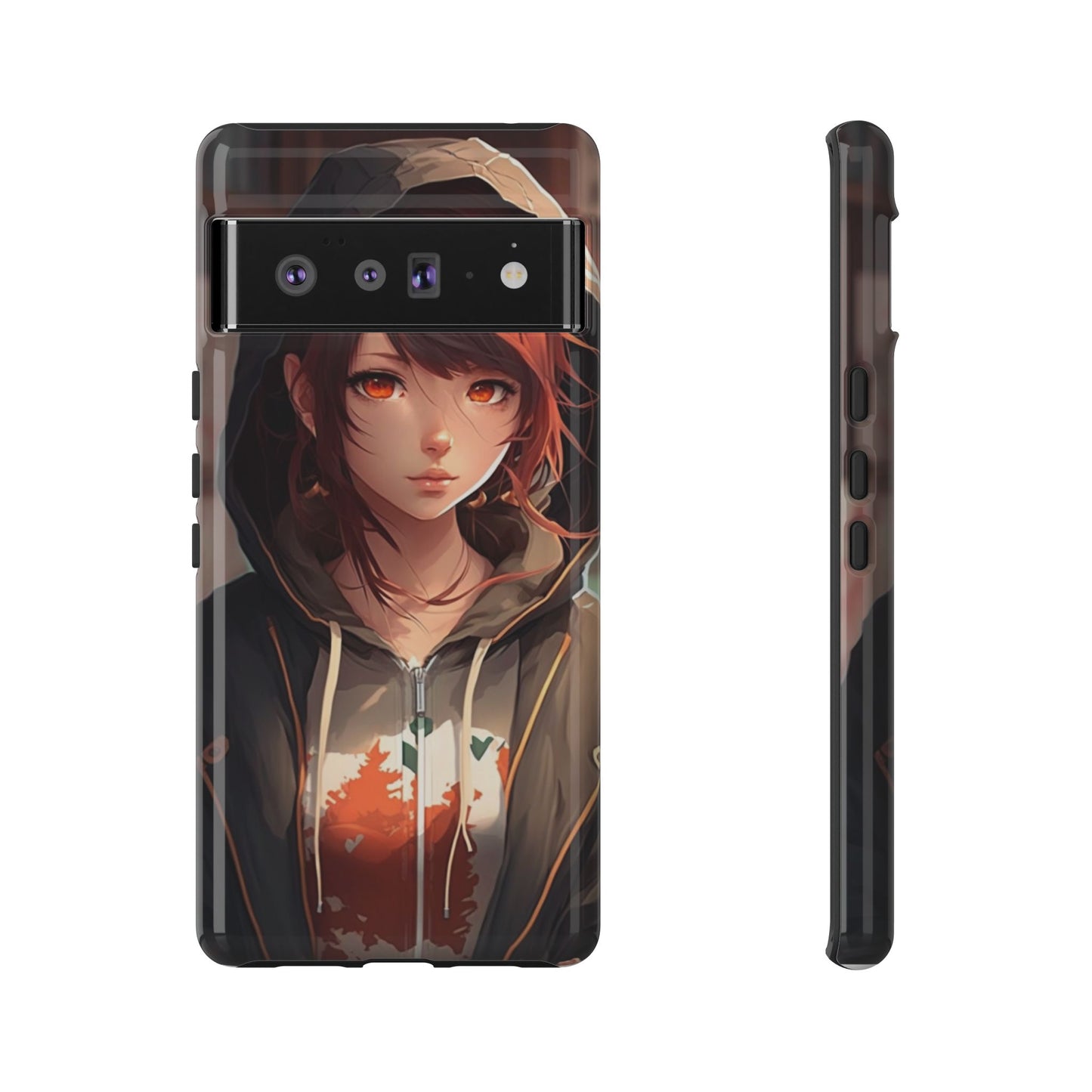 Anime Girl Phone Case - Cute Aesthetic Cover for iPhone, Samsung & Google Pixel, Girly Phone Case, Kawaii Lover Gift