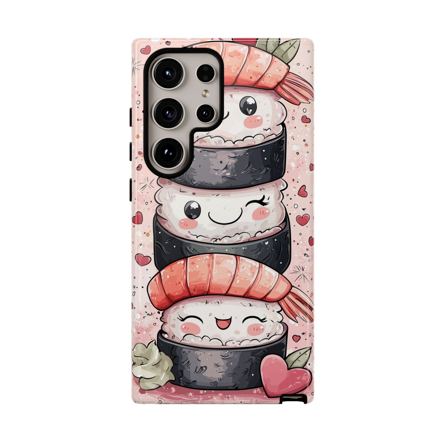 Anime Sushi Stack Phone Case β Cute & Tasty-Inspired Design for iPhone, Samsung, and Google Pixel