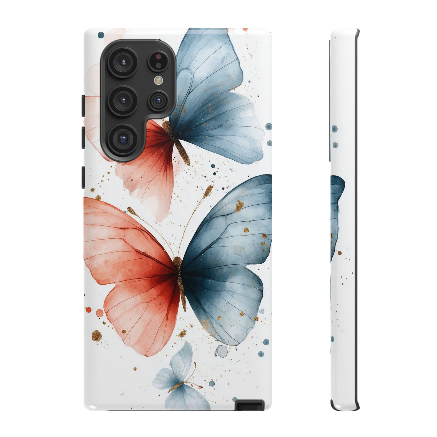 Golden Wings" – Elegant Butterfly Art Case for iPhone, google Pixel & Samsung