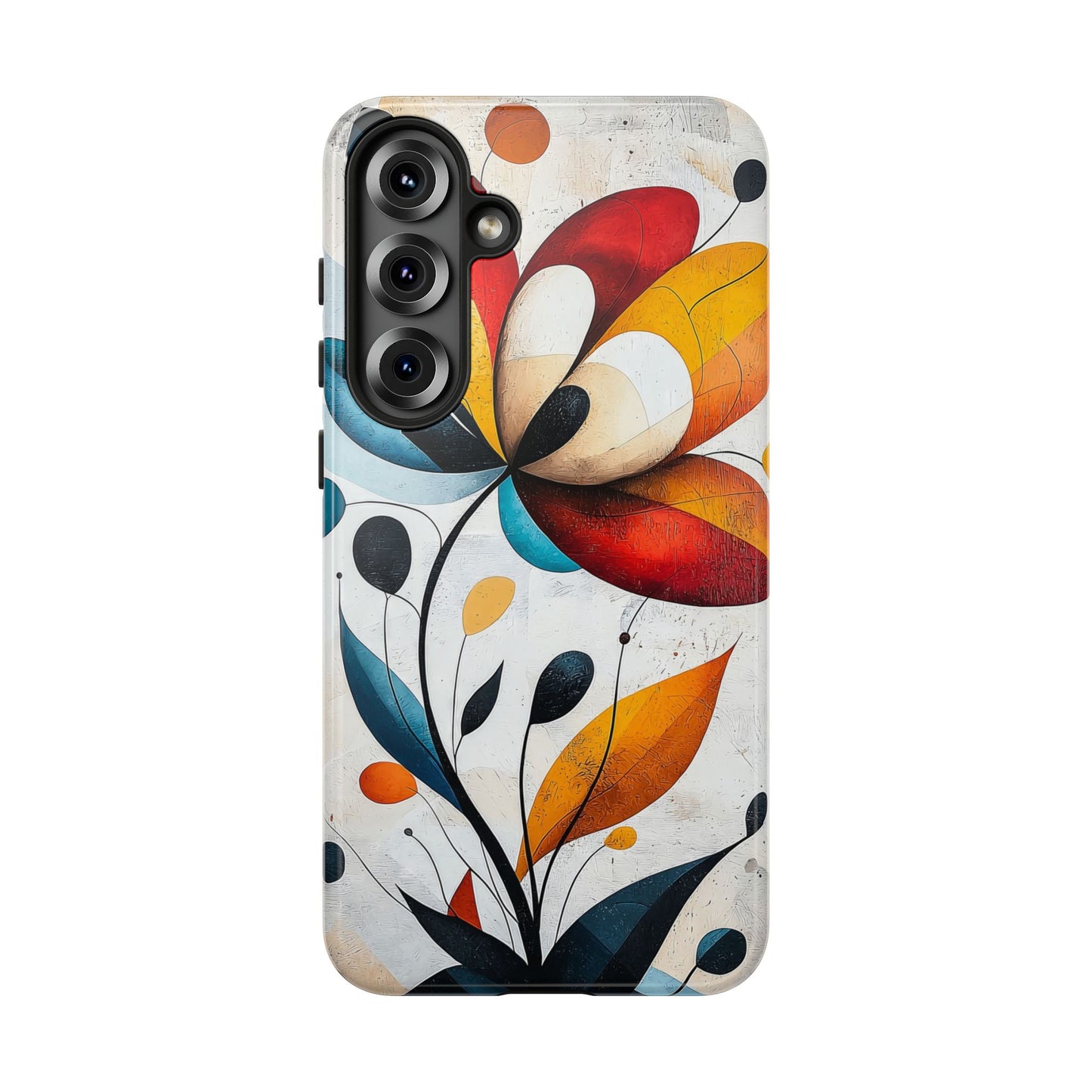 Prism Bloom – Bold Geometric Floral Case for iPhone, Pixel & Samsung