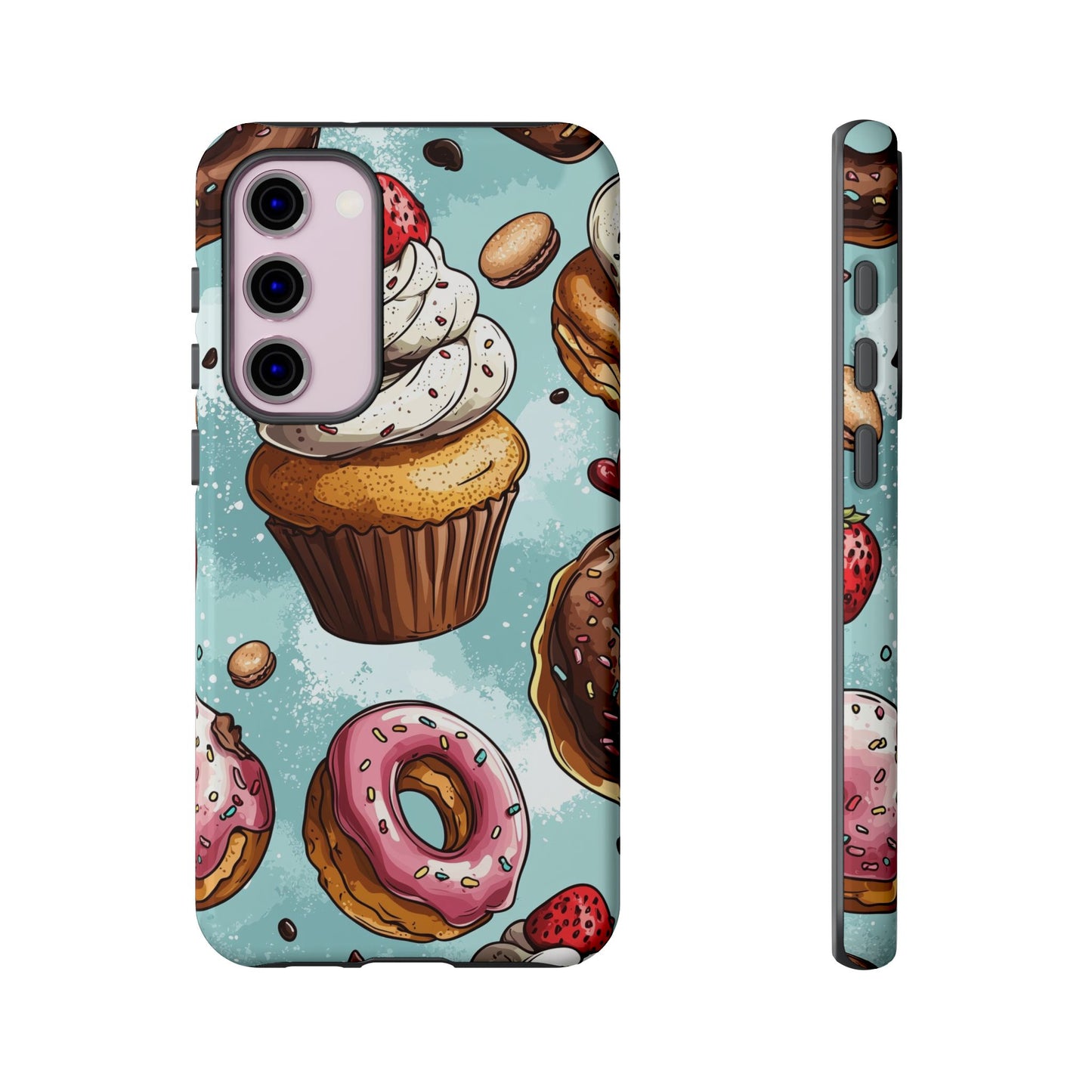 Sweet Bliss: Anime Dessert Delight Phone Case for iPhone, Samsung, Google Pixel