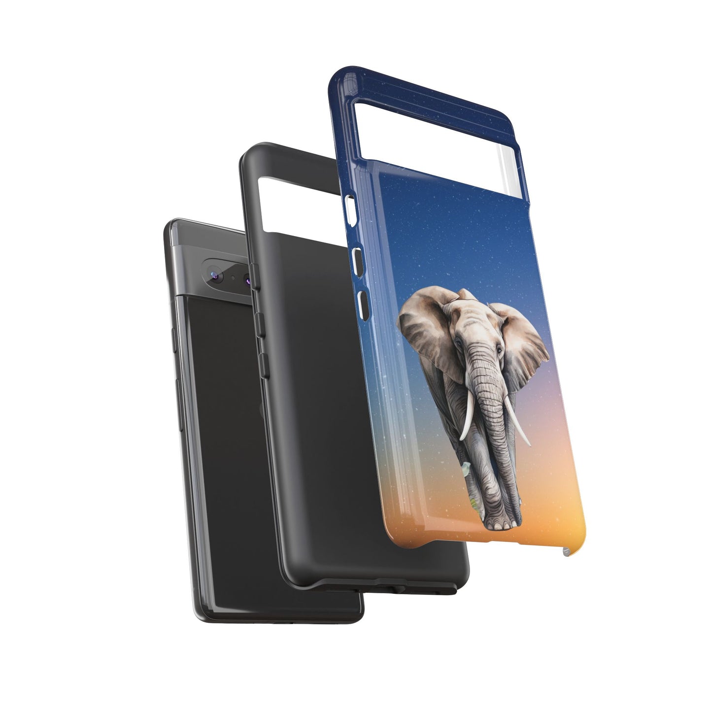 Celestial Elephant Mobile Cover – Dreamy Night Sky Aesthetic