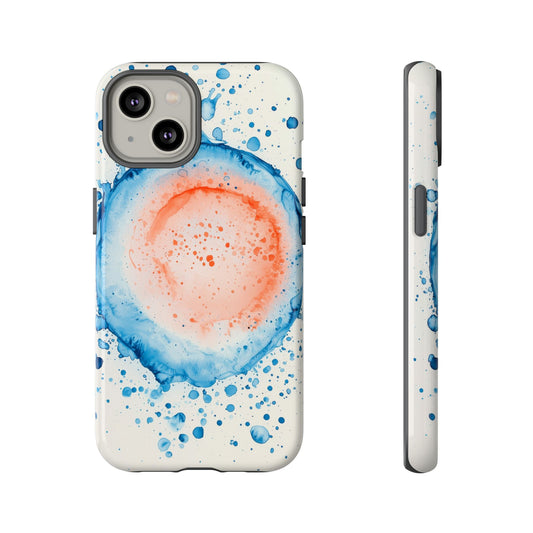 Coral Splash" – Watercolor Burst Phone Case for iPhone, google Pixel & Samsung