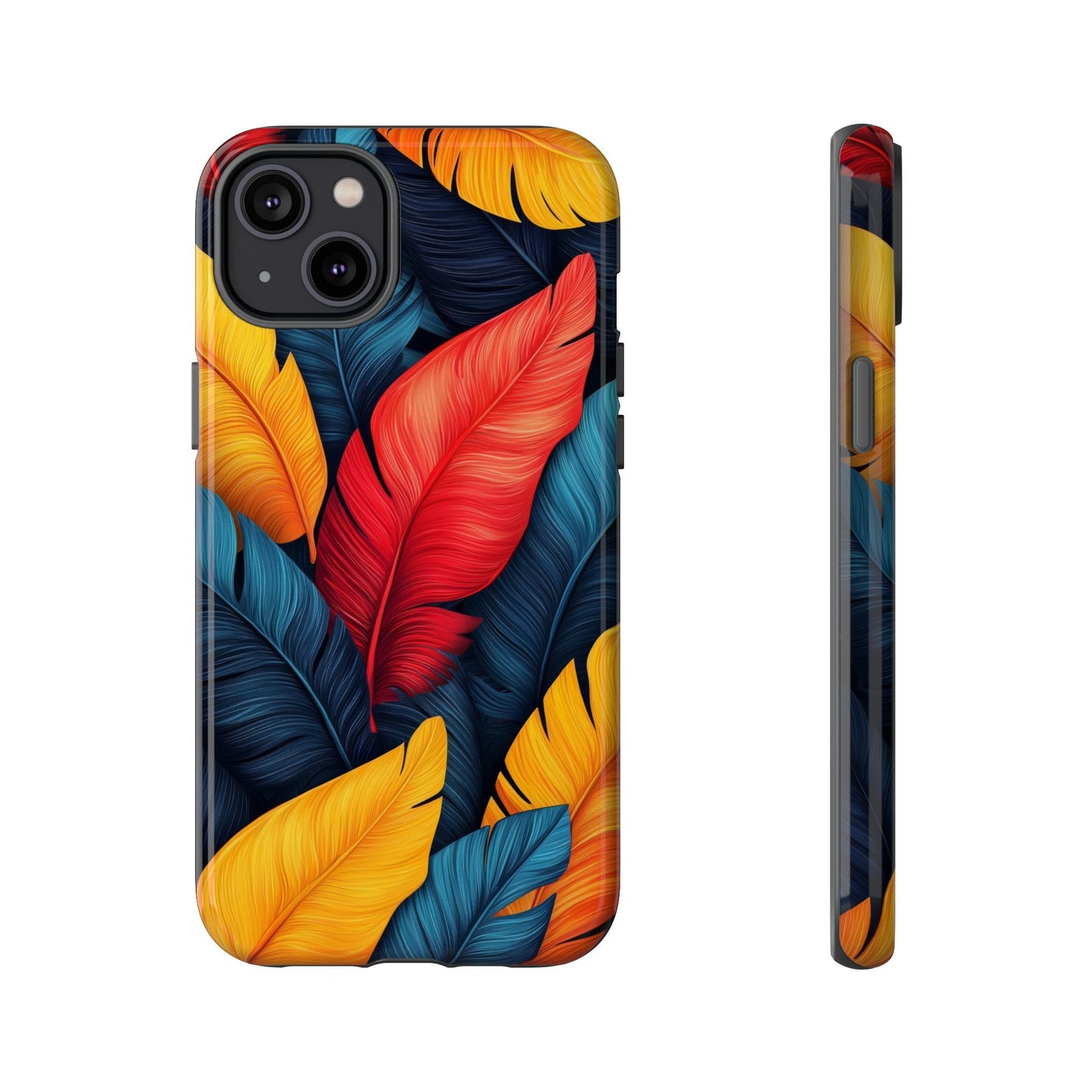 Jungle Toucan Feathers Phone Case β Vibrant & Unique for iPhone, Pixel & Samsung