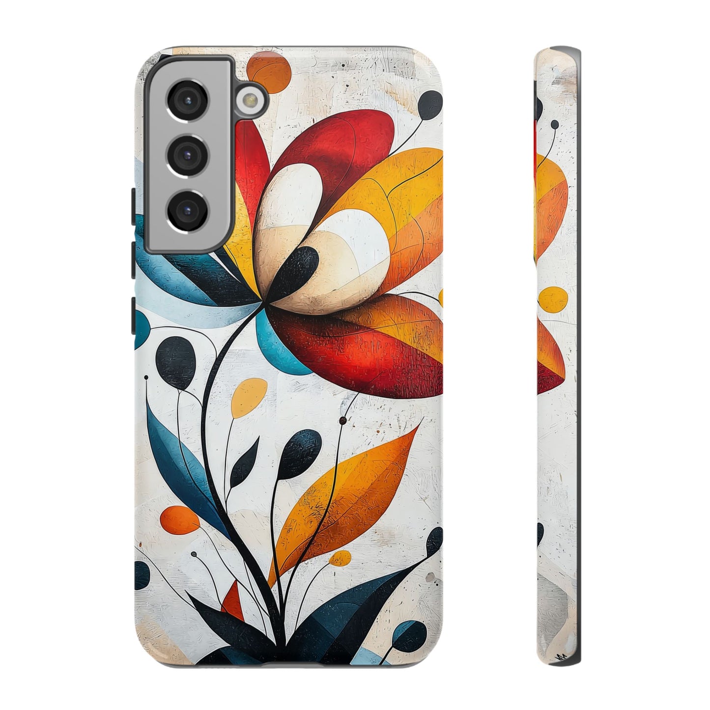 Prism Bloom – Bold Geometric Floral Case for iPhone, Pixel & Samsung