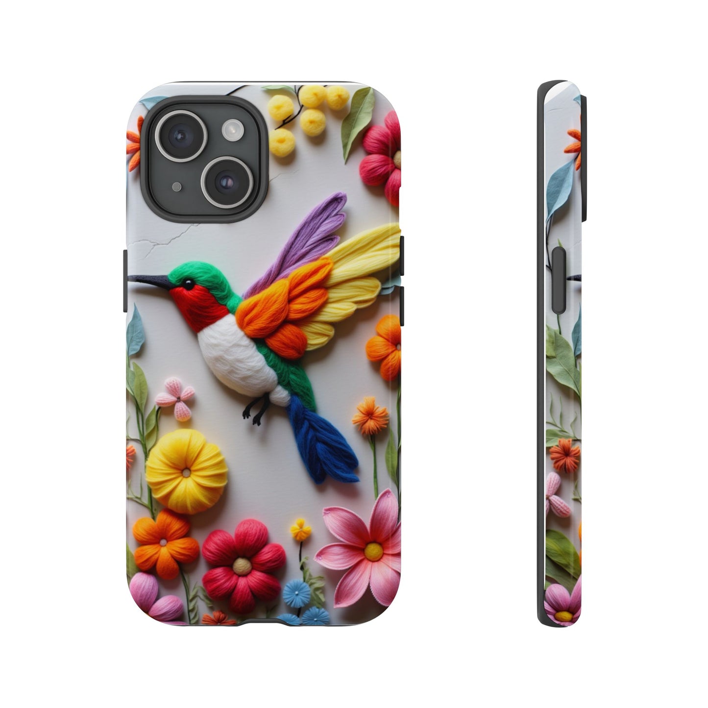 Elegant Hummingbird with Floral Mosaic Design | Nature's Artistic Vibes | Pixel 8 pro