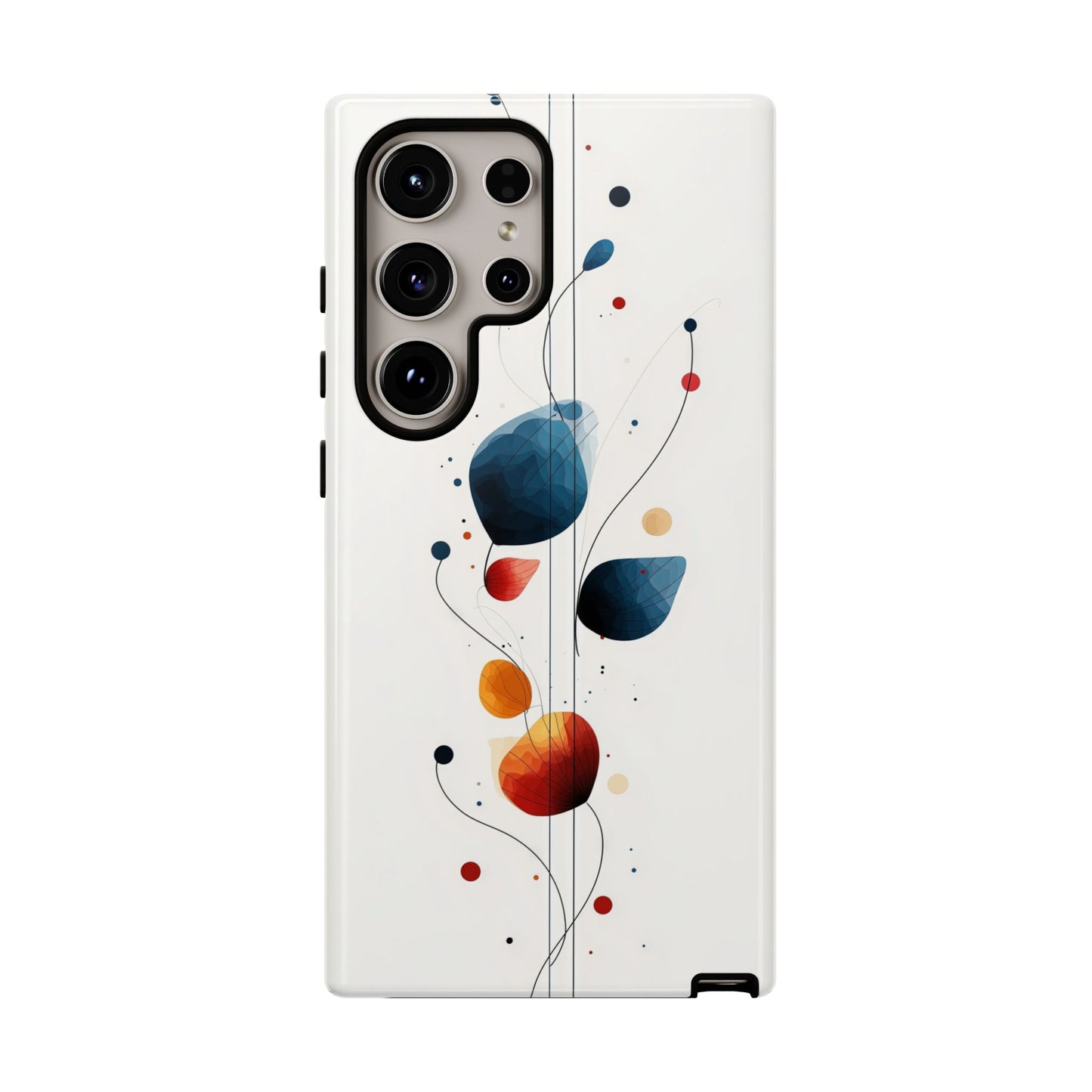 Celestial Dots Abstract Phone Case – Space-Inspired Art for iPhone, Samsung & Pixel