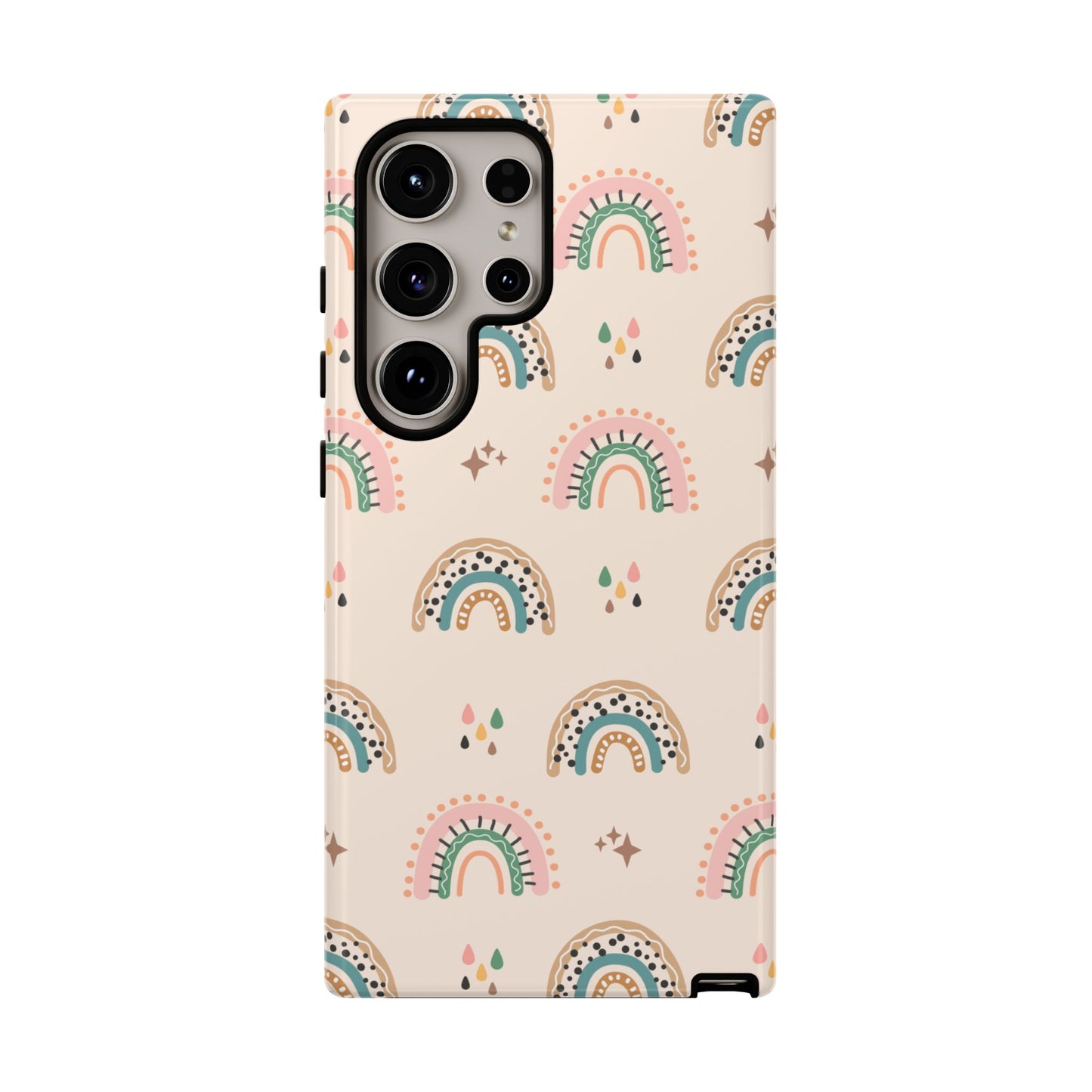 Retro Rainbow Phone Case β Vintage Aesthetic Cover for iPhone, Samsung & Google Pixel