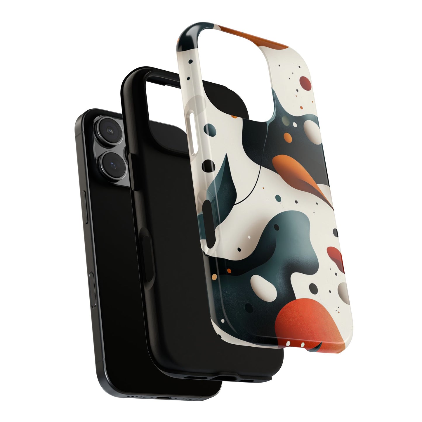 Midnight Bloom – Organic Abstract Phone Case for iPhone, Samsung & Pixel