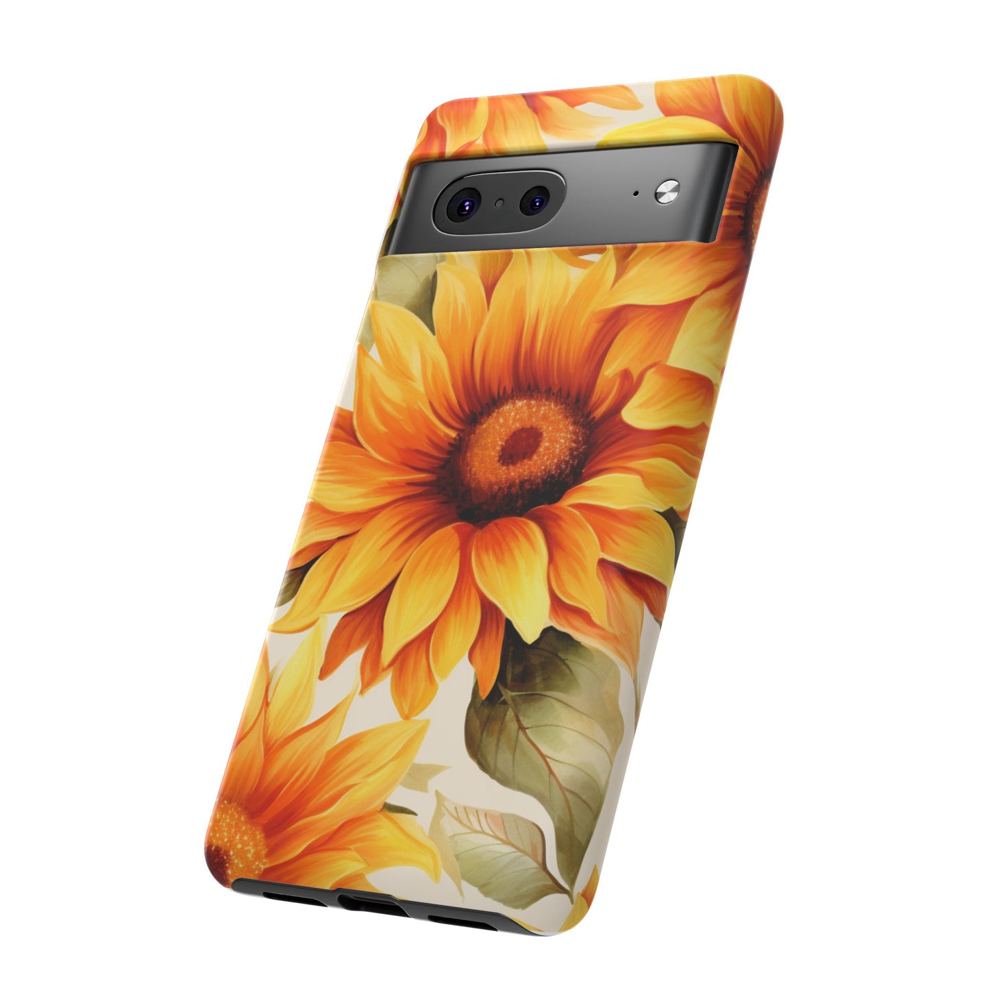 Golden Sunflower Glow Mobile Case – Radiant & Elegant