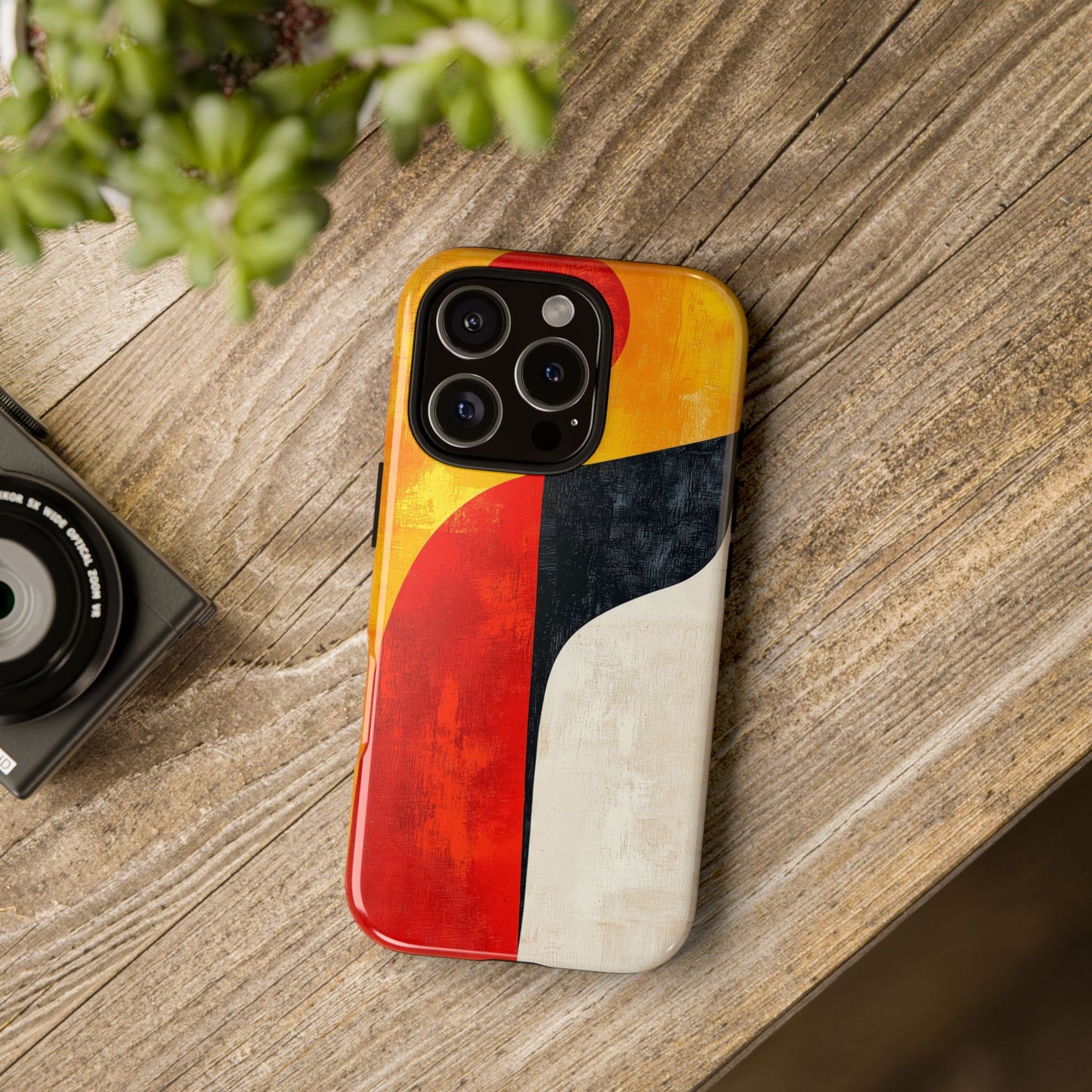 Solar Shift – Bold Abstract Minimalist Phone Case for iPhone, Samsung & Pixel