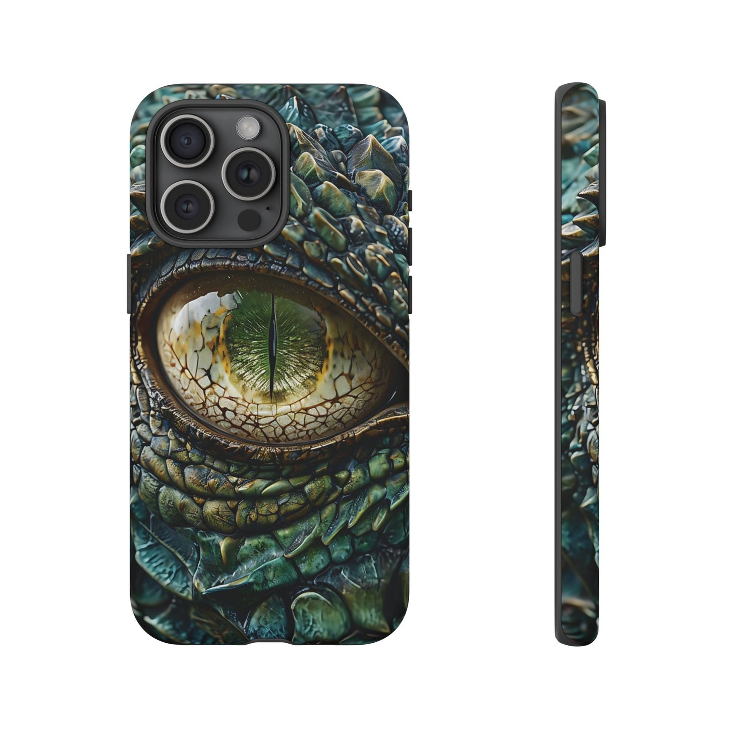 A Dragon's Eye With Intricate Scales phone case design.