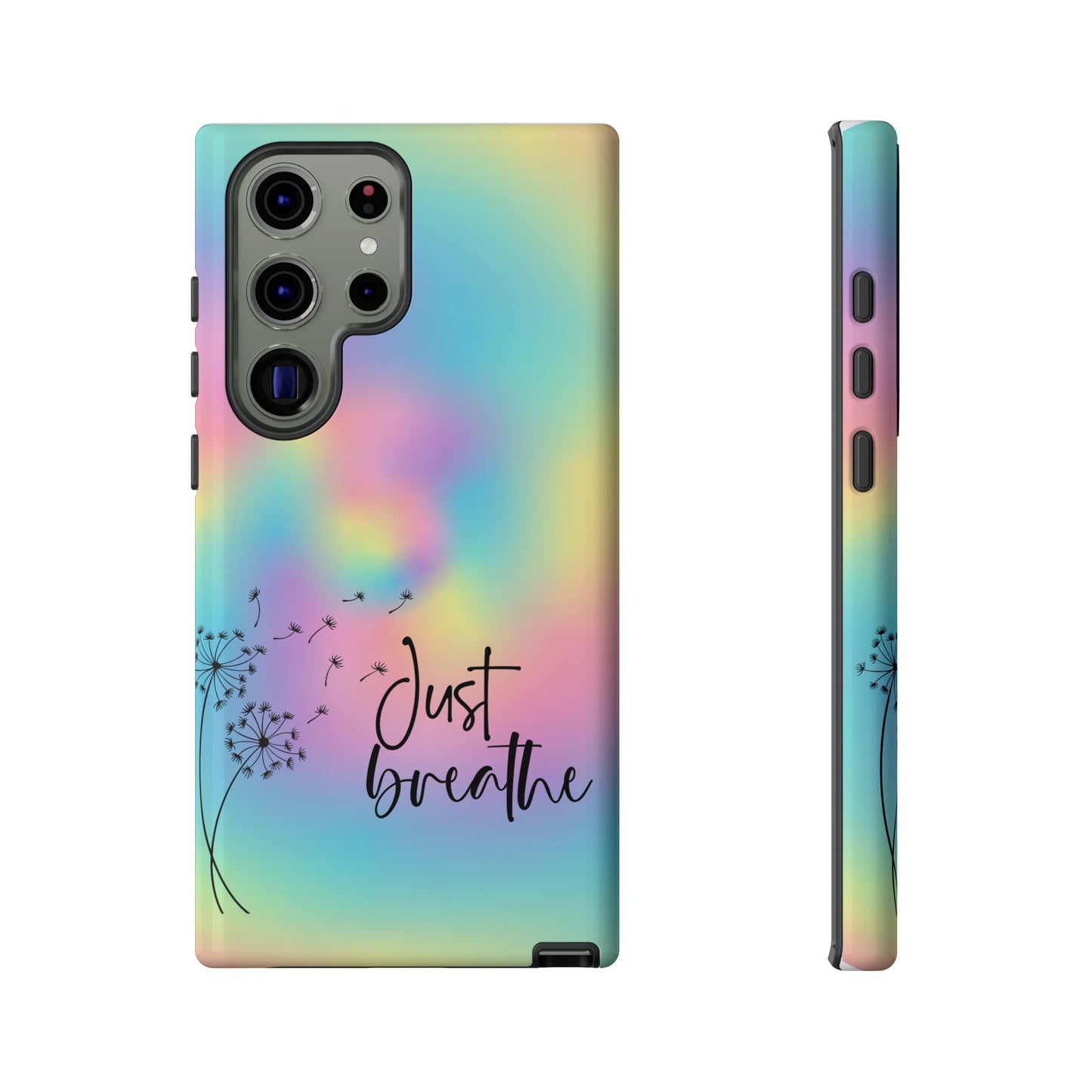 Just Breathe Phone Case - Aesthetic Minimalist Cover for iPhone, Samsung & Google Pixel