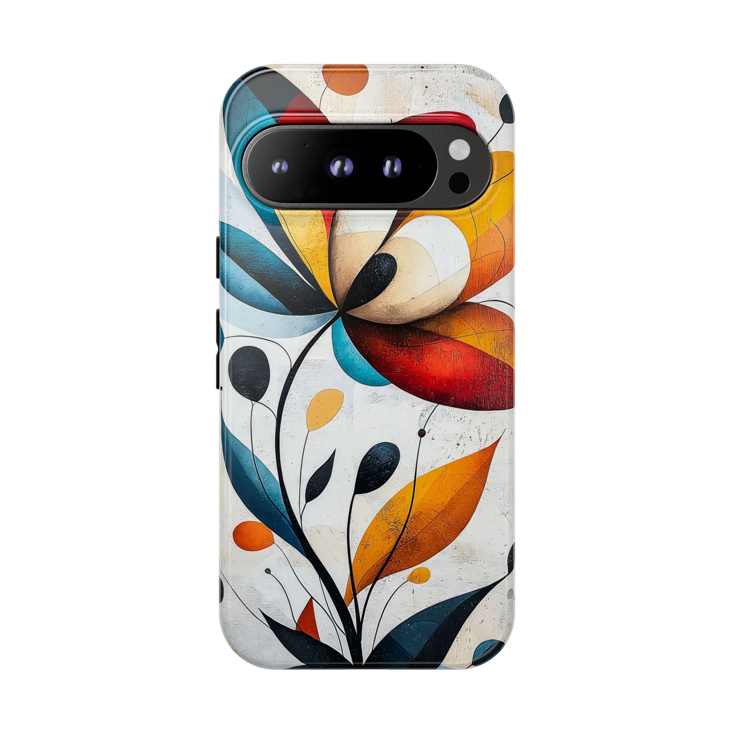 Prism Bloom – Bold Geometric Floral Case for iPhone, Pixel & Samsung
