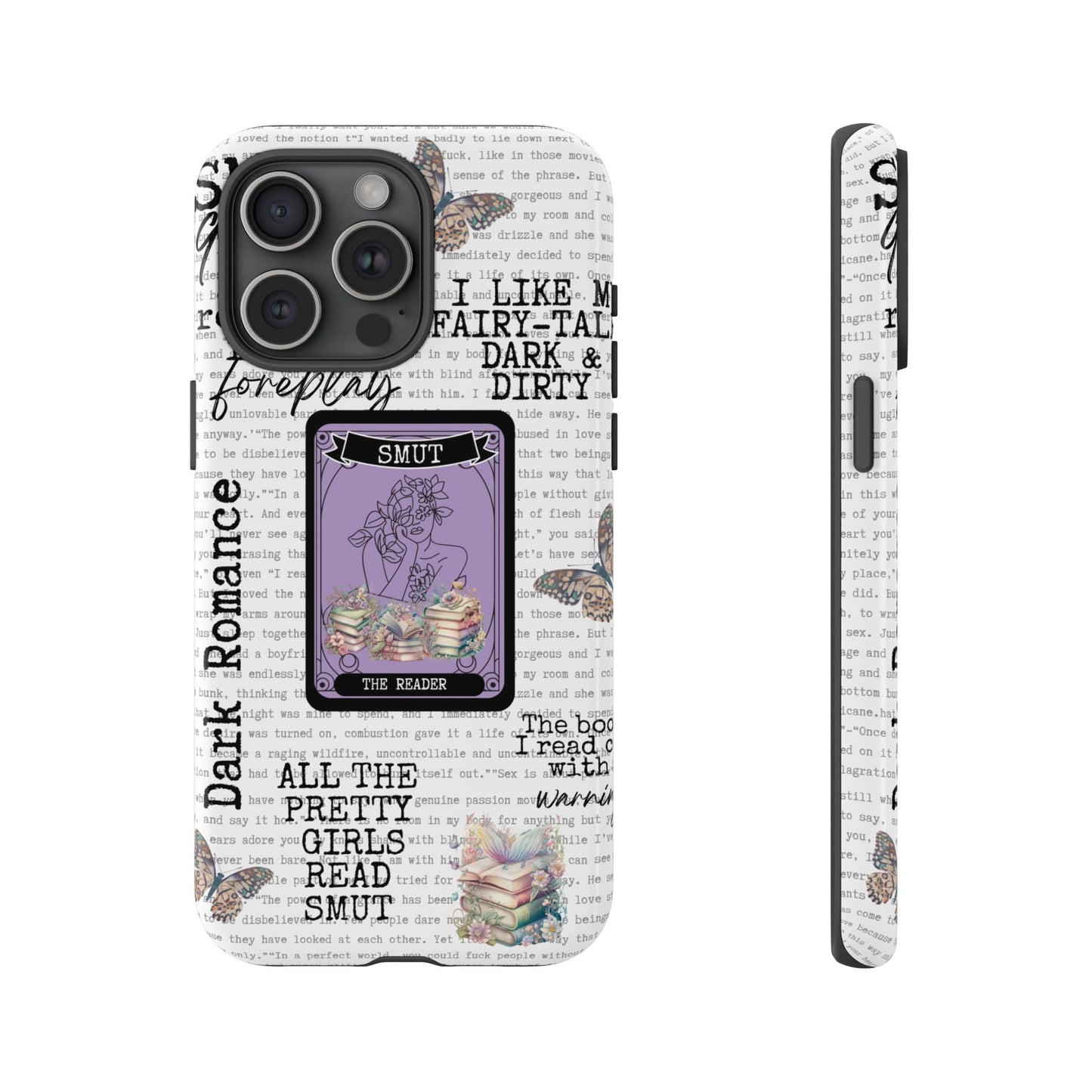 Smut Queen Phone Case β iPhone, Samsung & Google Pixel Cute Bookish Cover, Book Lover Gift