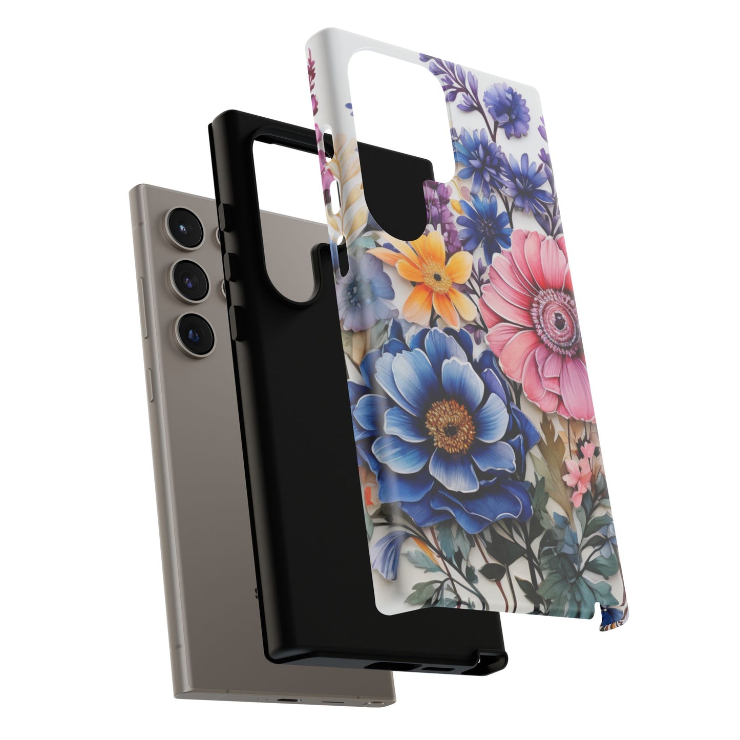 Elegant Floral Bouquet Mobile Case – Vibrant Botanical Art