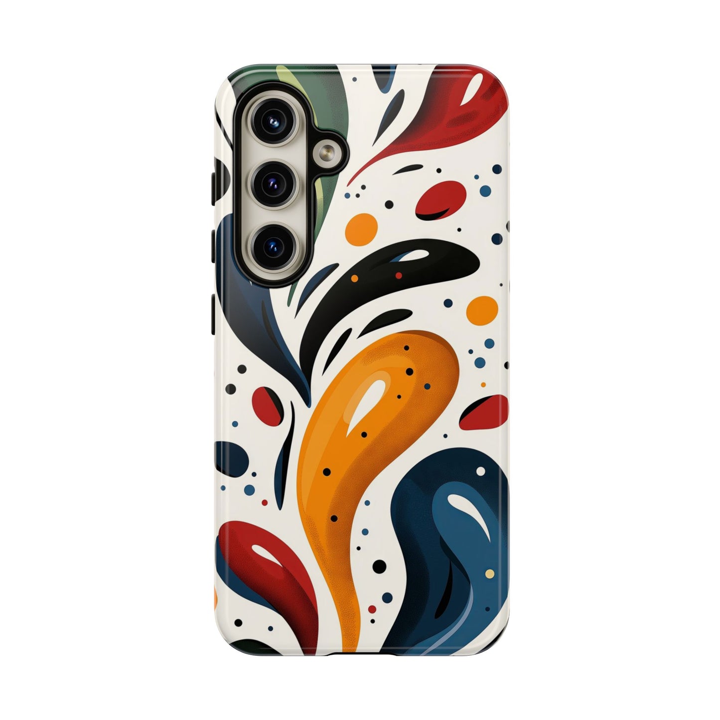 Fluid Pop Abstract Phone Case – Space-Inspired Art for iPhone, Samsung & Pixel