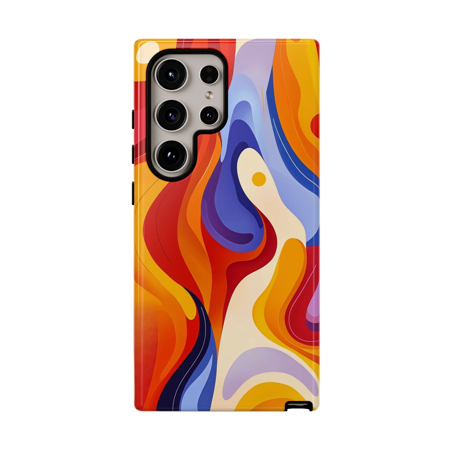 LavaFlow – Vivid Heatwave Abstract Phone Case for iPhone, Samsung & Pixel
