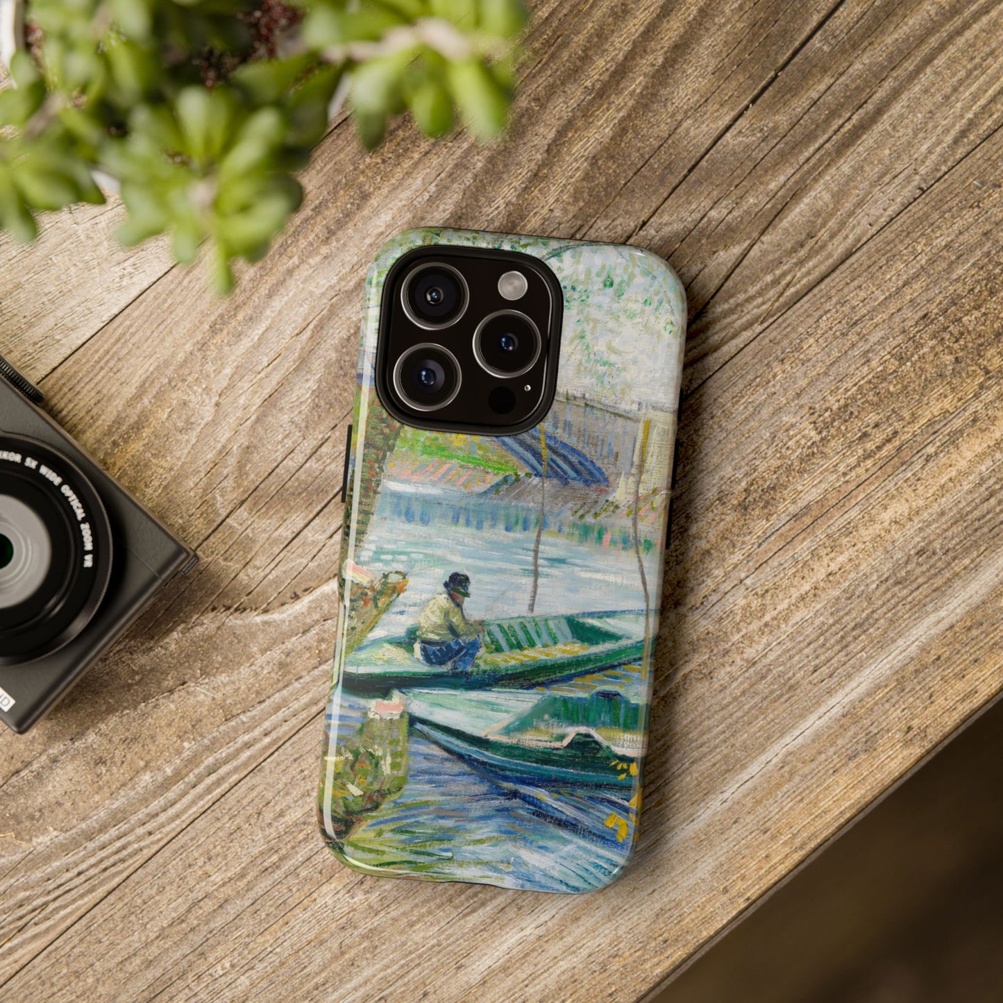 Vincent Van Gogh Fisherman Painting Phone Case - Art Case for iPhone, Samsung & Google Pixel