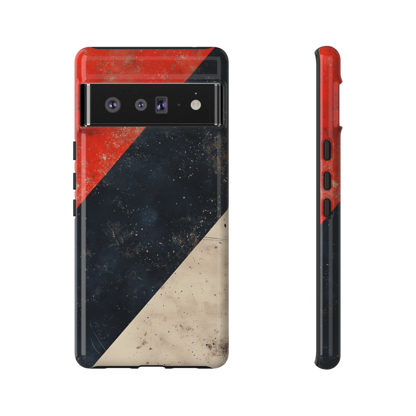 Urban Grit – Grunge Stripe Abstract Phone Case for iPhone, Samsung & Pixel