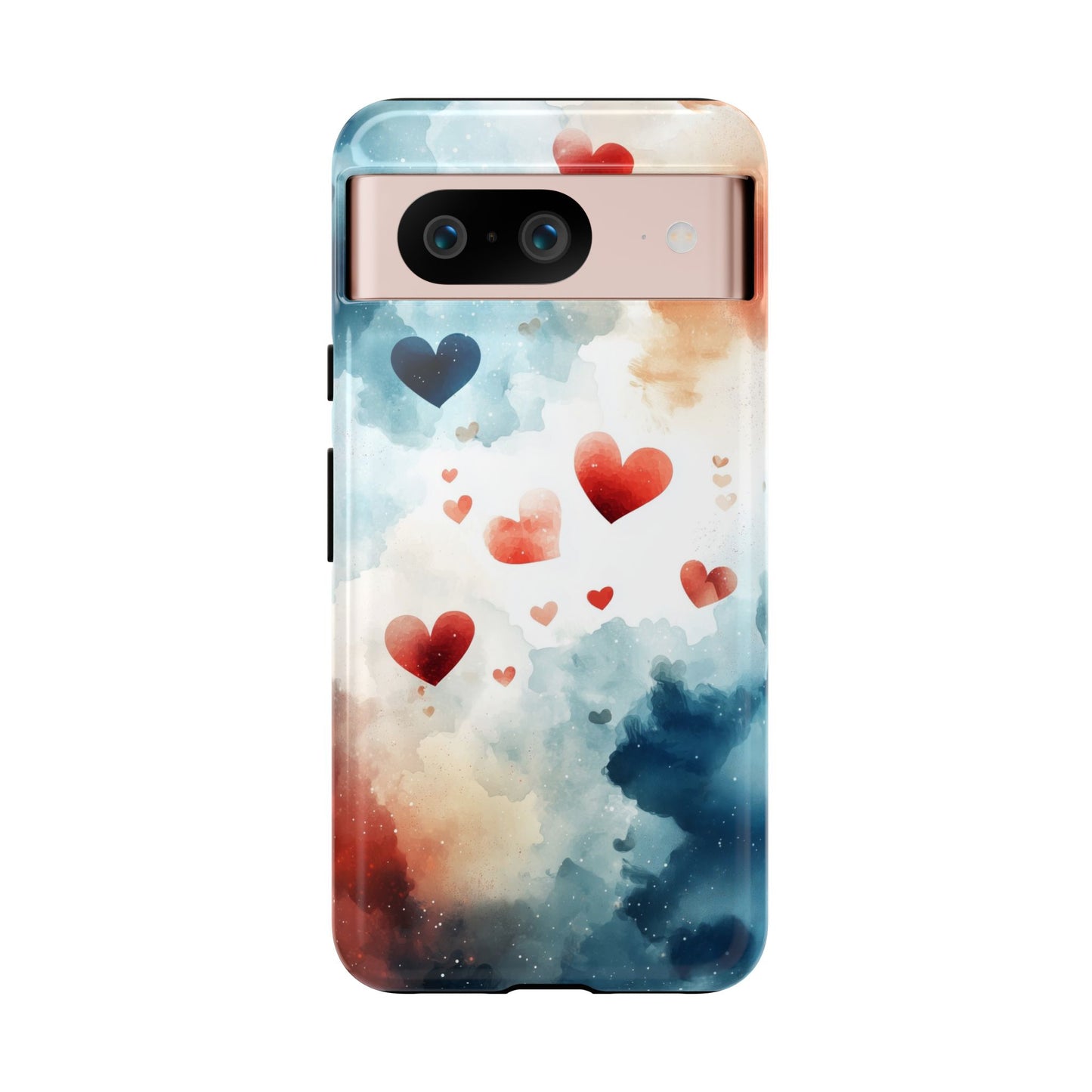 Heartfelt Skies - Watercolor Anime Phone Case for iPhone, Samsung, Google Pixel