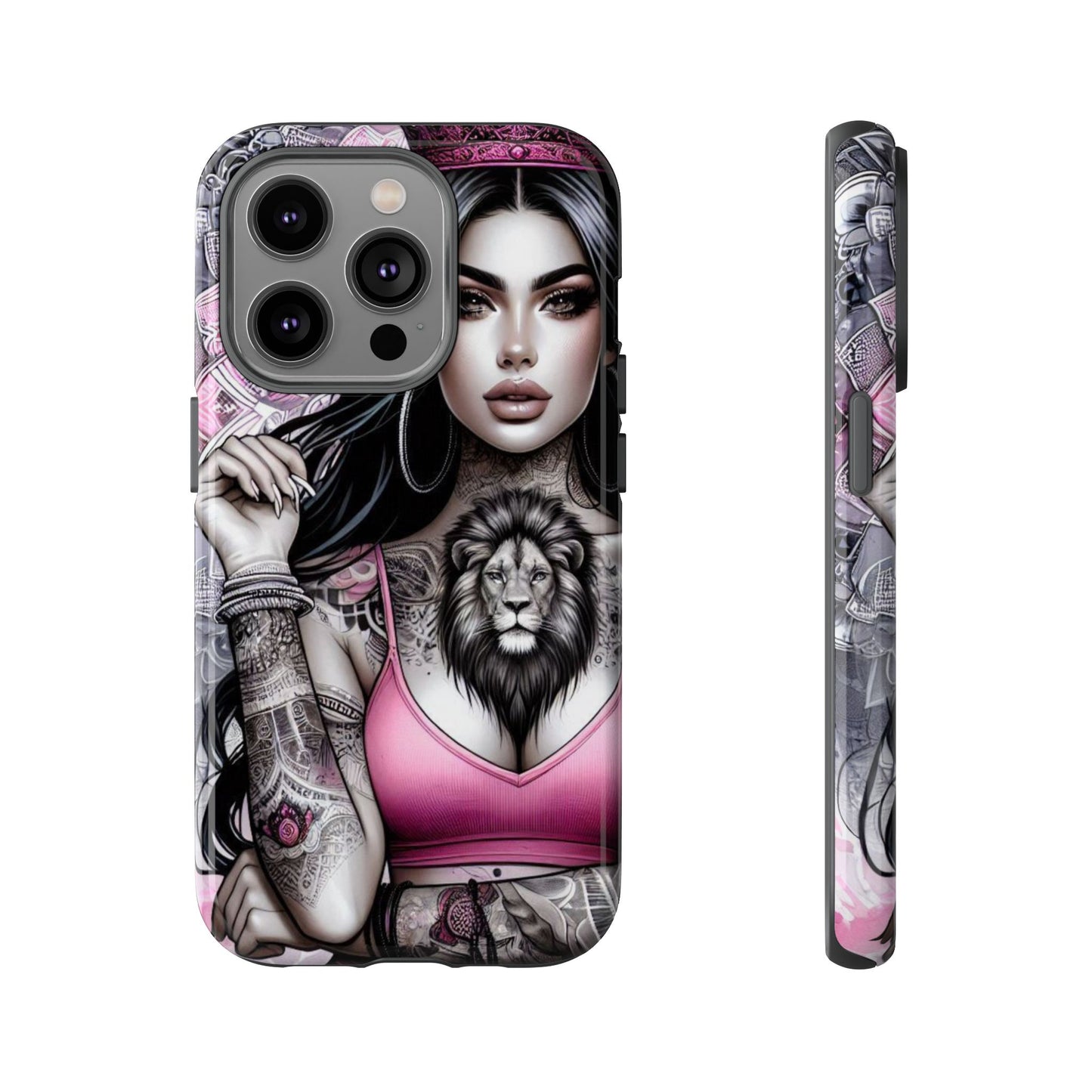 Queen of the Jungle – Regal Tattooed Goddess Mobile Cover