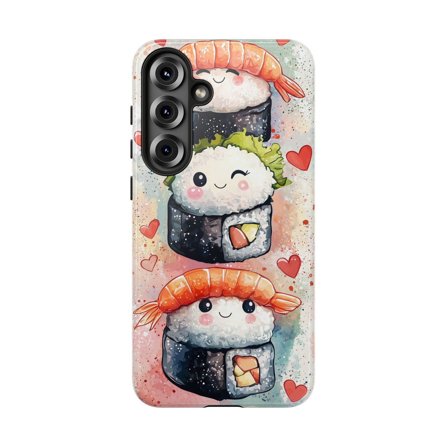 Sweet Sushi Trio - Anime Phone Case Cover for iPhone, Samsung, Google Pixel