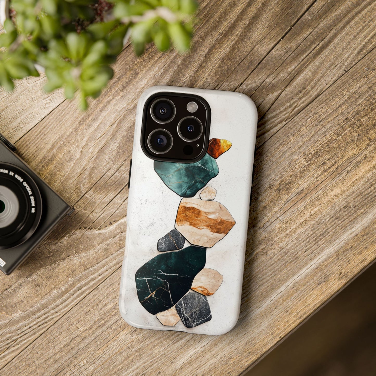 Fragmented Marble Path Phone Case for iPhone, google Pixel & Samsung