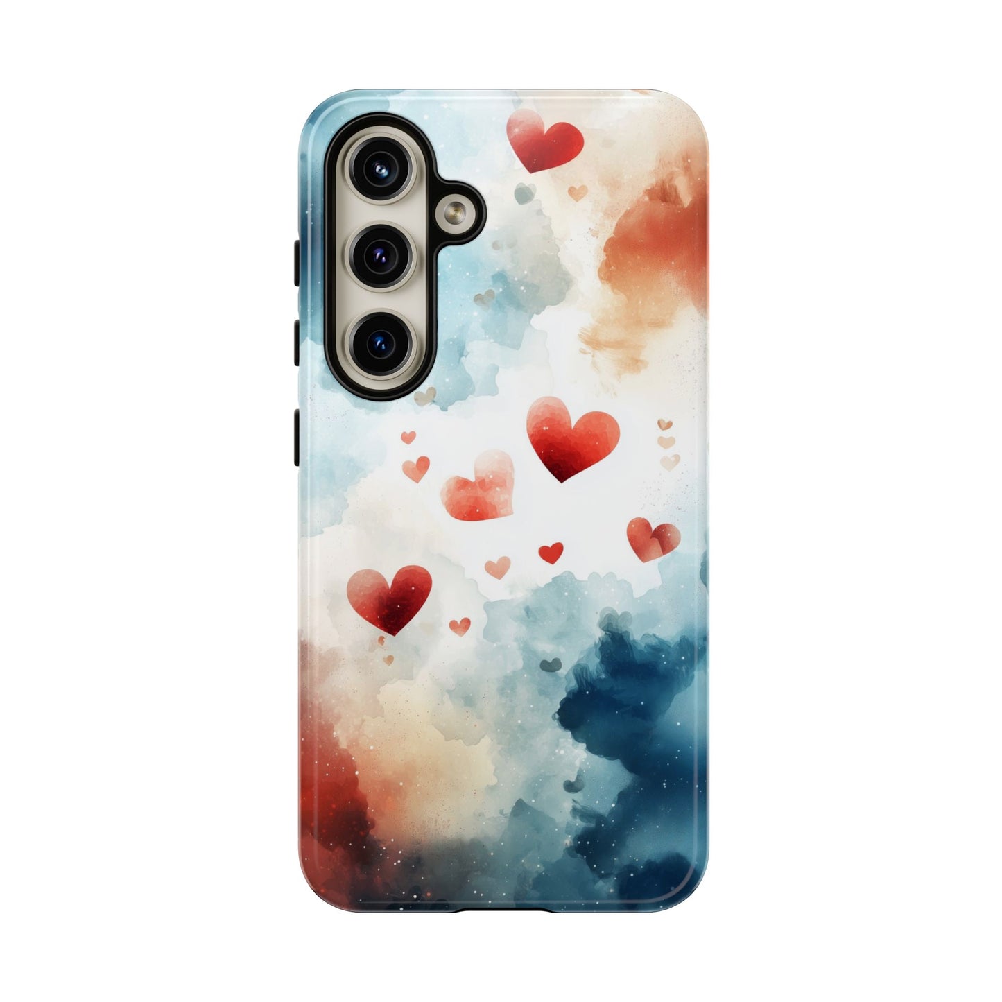 Heartfelt Skies - Watercolor Anime Phone Case for iPhone, Samsung, Google Pixel