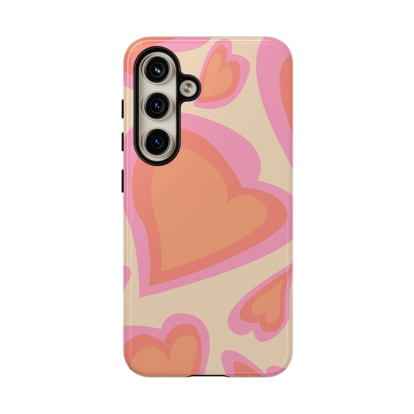 Retro Heart Phone Case – Cute Vintage Aesthetic for iPhone, Samsung & Google Pixel