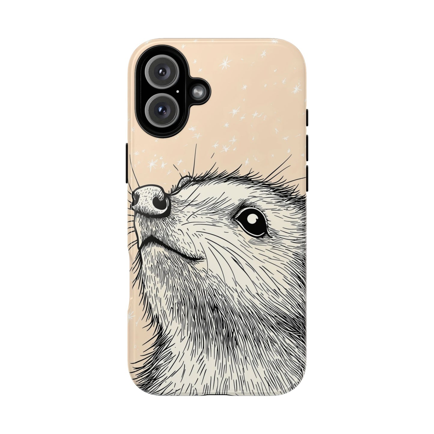 Starlit Wonder: Curious Critter in the Cosmos Phone Case for iPhone, Samsung & Pixel