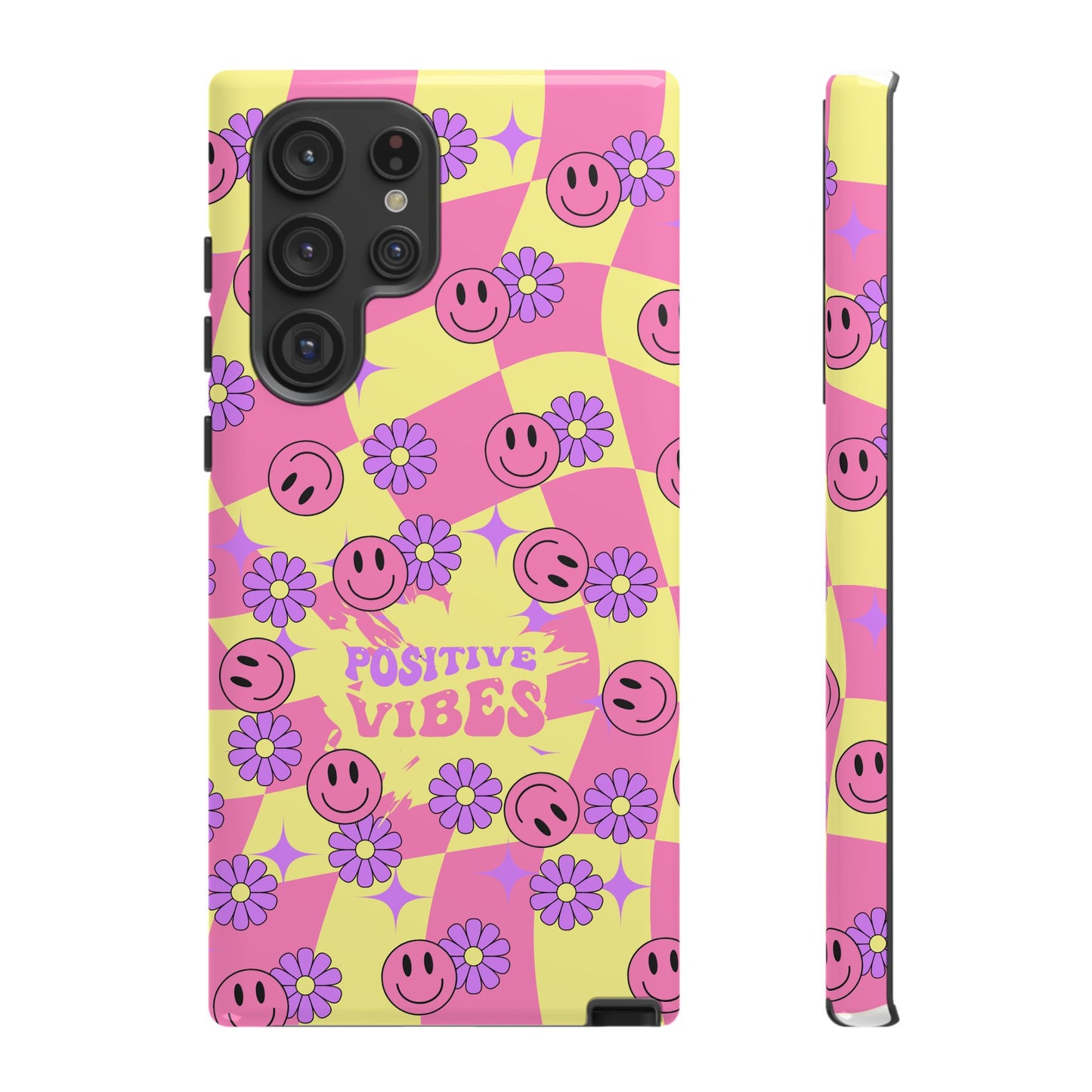 Positive Vibes Phone Case β Aesthetic Motivational Cover for iPhone, Samsung & Google Pixel