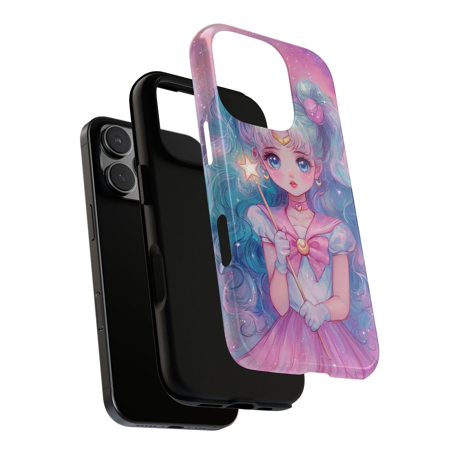 Magical Moon Guardian Anime Phone Case for iPhone, Samsung, Google Pixel