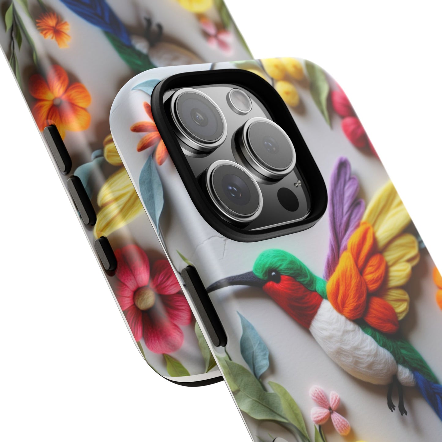 Elegant Hummingbird with Floral Mosaic Design | Nature's Artistic Vibes | Pixel 8 pro