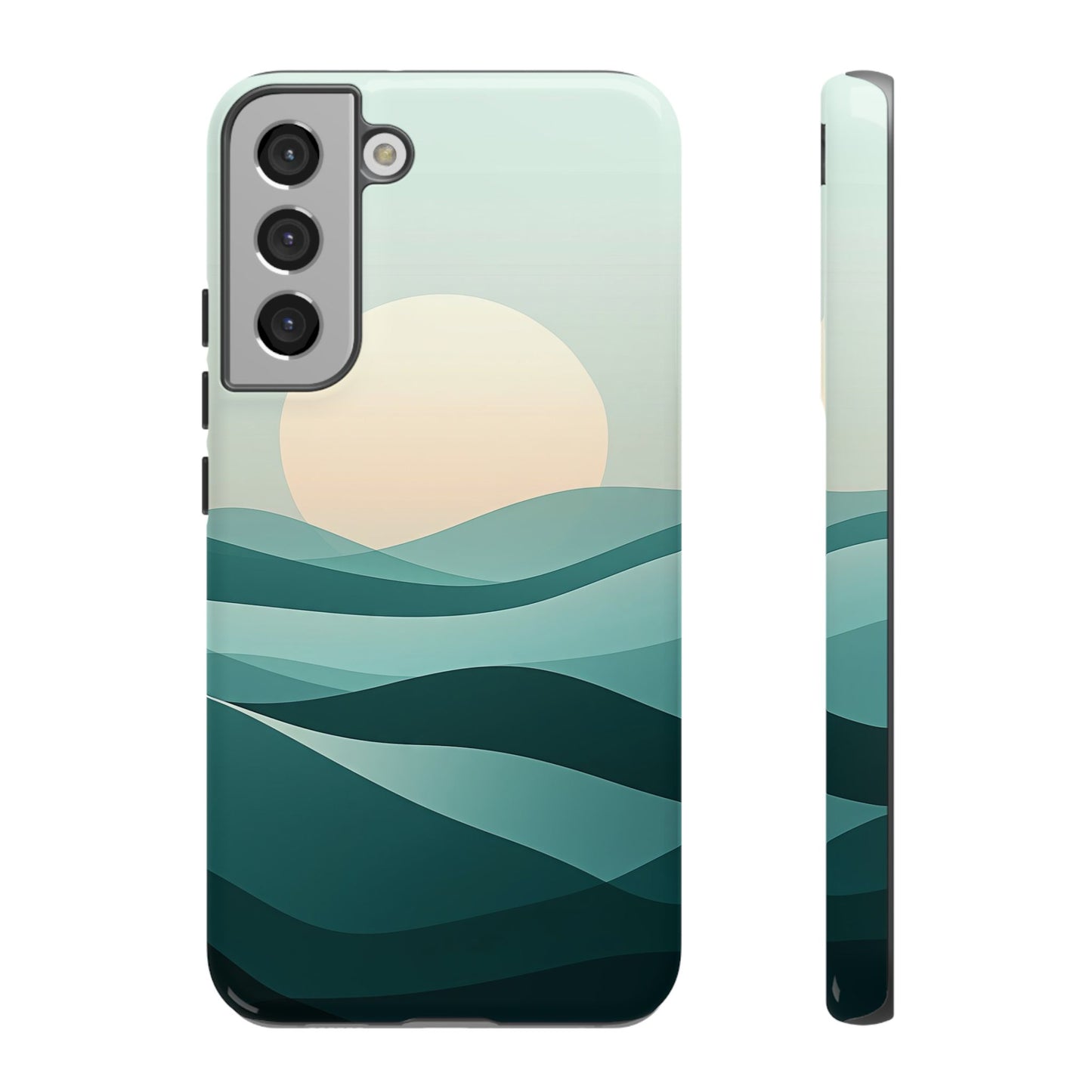 Tranquil Dunes – Abstract Sunset Phone Case for iPhone, Samsung & Pixel