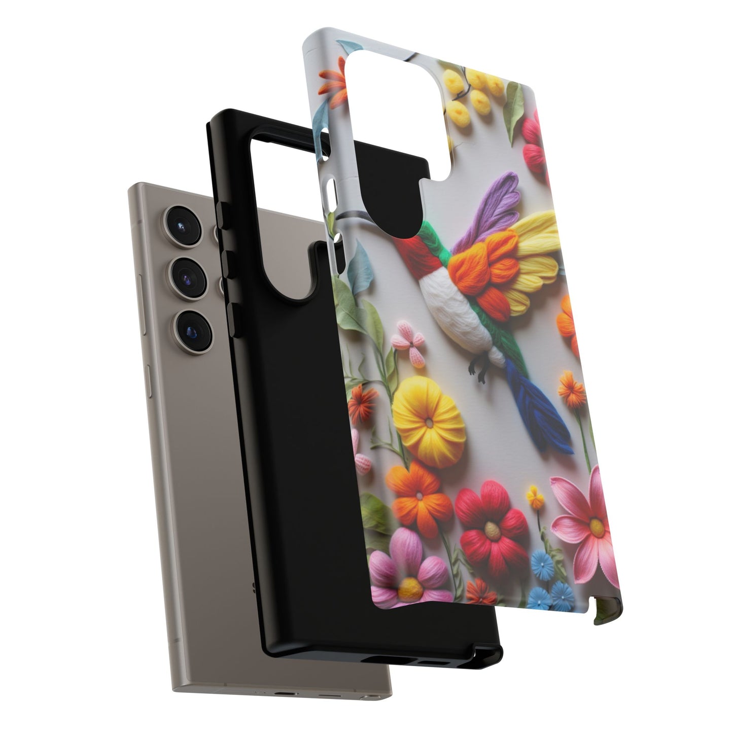 Elegant Hummingbird with Floral Mosaic Design | Nature's Artistic Vibes | Pixel 8 pro