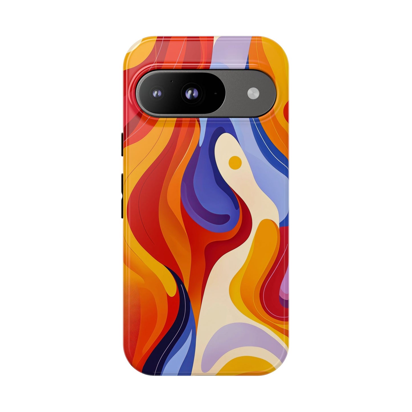 LavaFlow – Vivid Heatwave Abstract Phone Case for iPhone, Samsung & Pixel