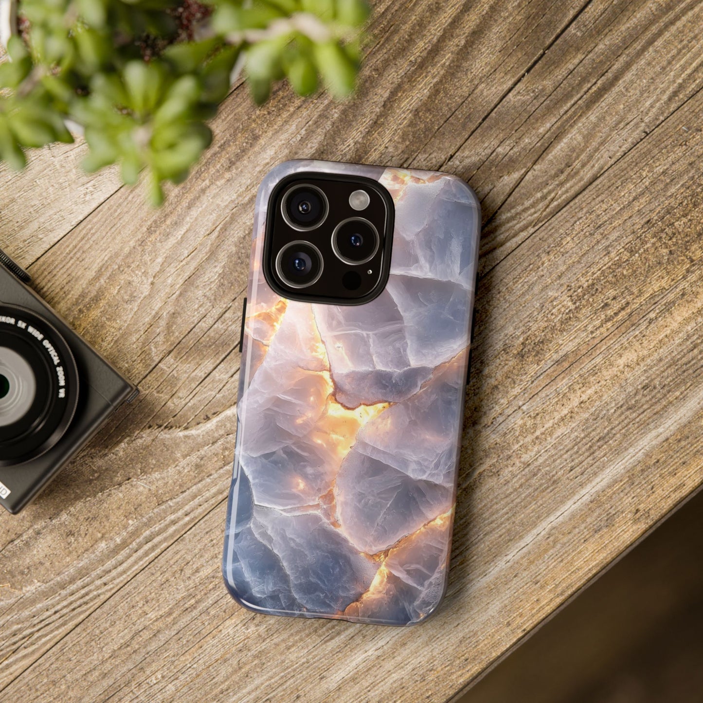 Glowing Crystal Stone Phone Case – iPhone, Google Pixel, Samsung