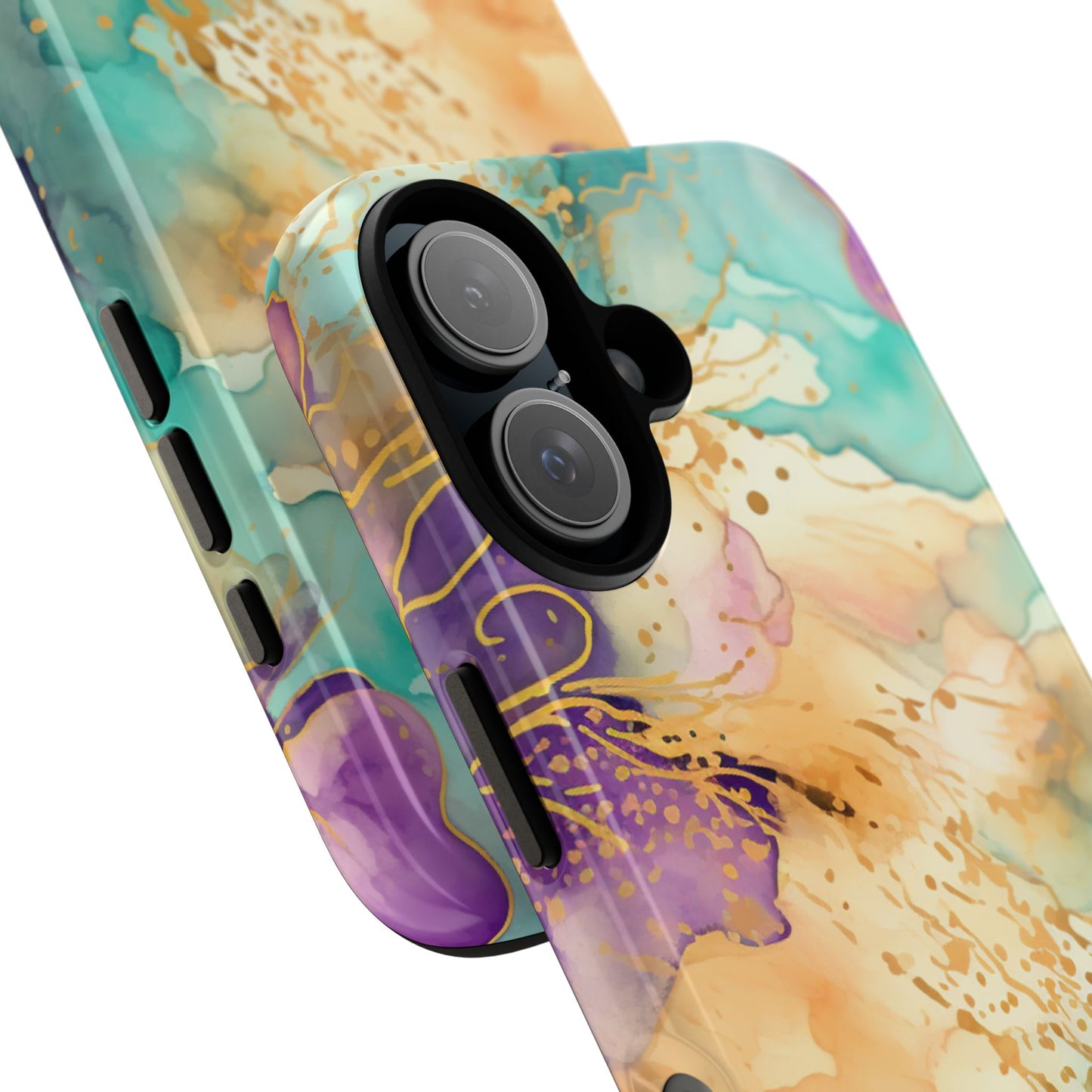 Golden Aura Abstract Watercolor Mobile Case