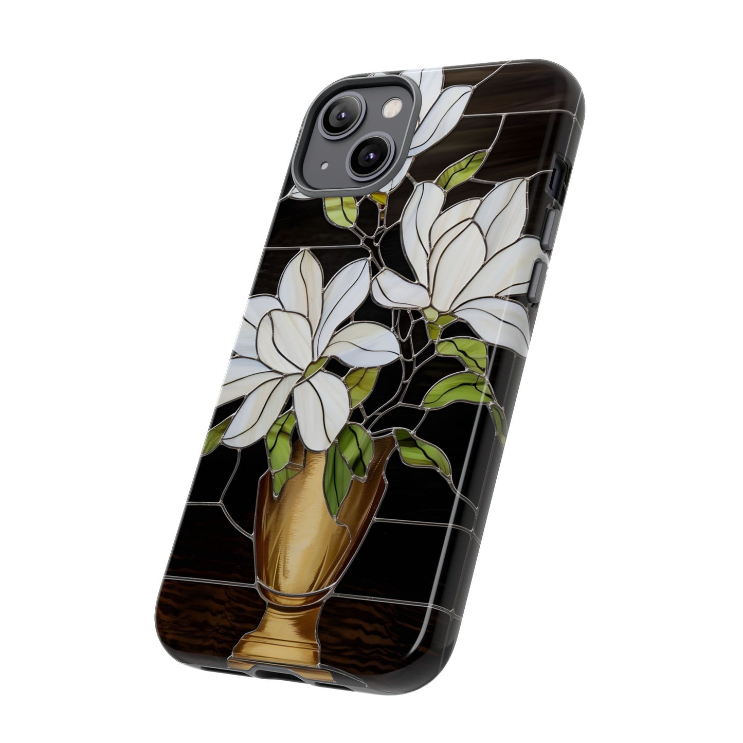 Stained Glass Floral Phone Case