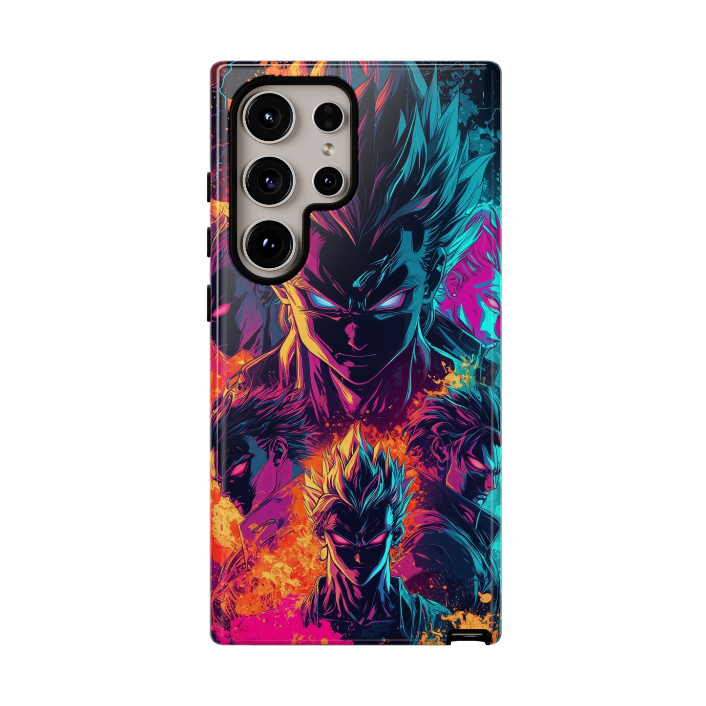 Multiverse Saiyan Rebellion | Comic-Style Anime Warriors Explosion Phone Case for iPhone, Samsung & Pixel