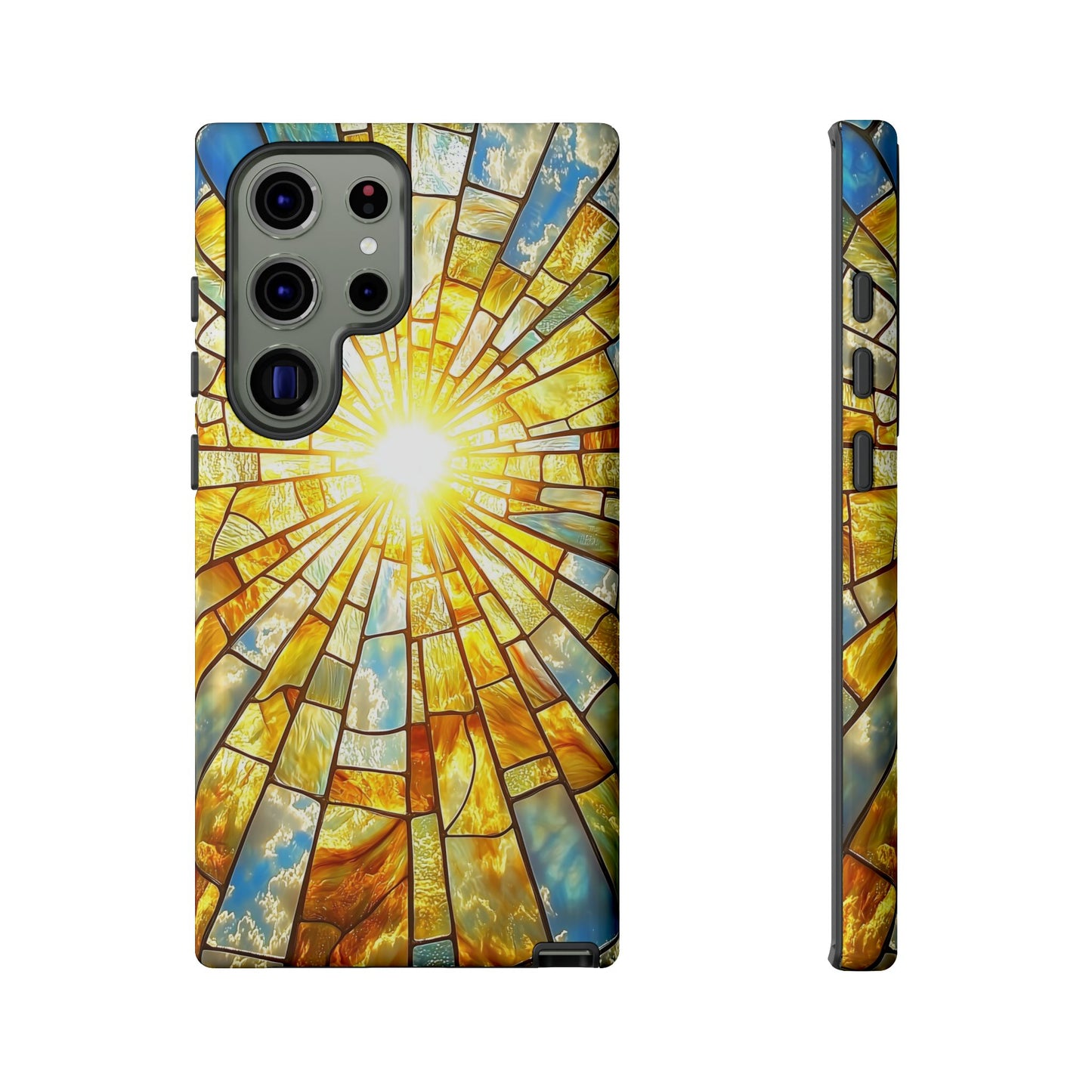 Heavenly Light – Radiant Sunburst Phone Case for iPhone, Samsung & Pixel