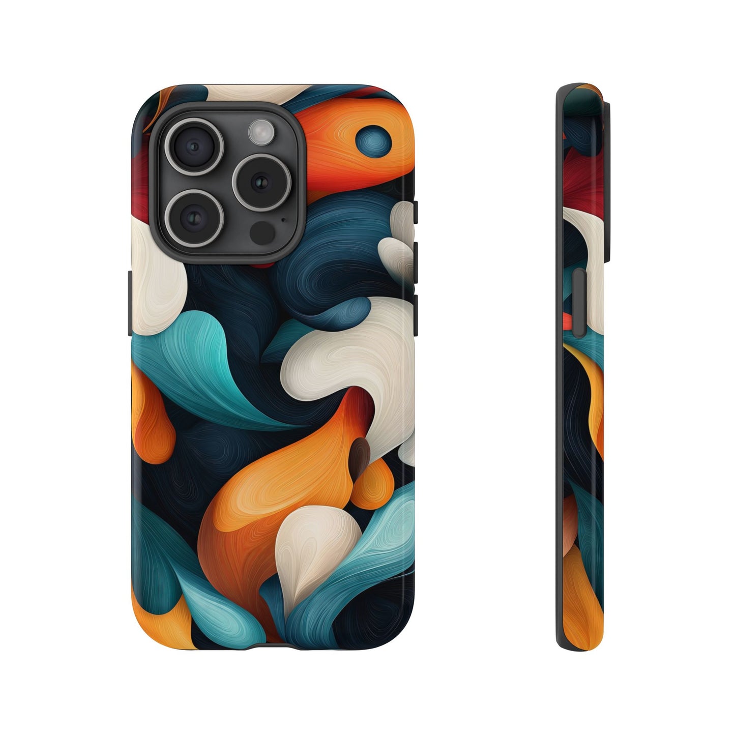 Swirl Spectrum – Vibrant Abstract Phone Case for iPhone, Samsung & Pixel