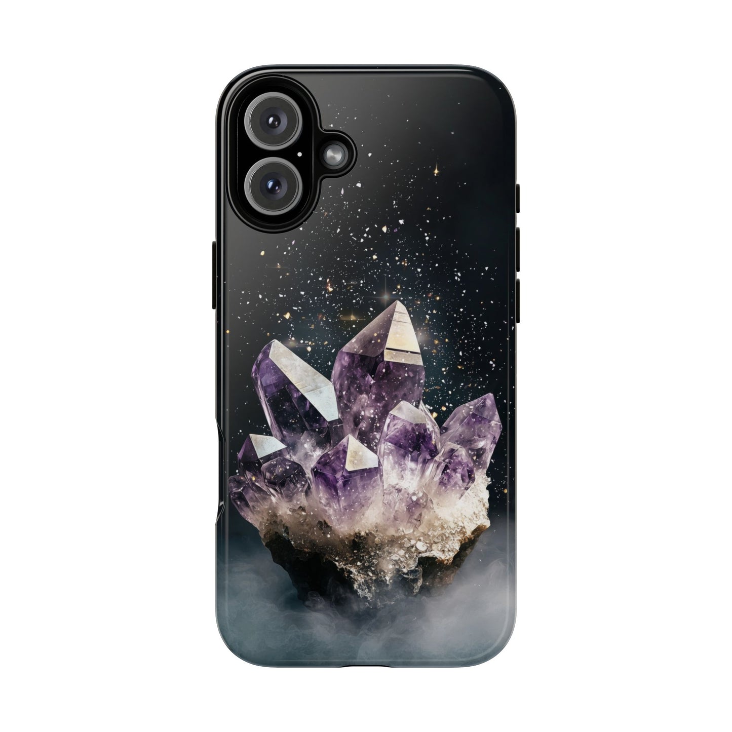 Celestial Amethyst Crystal Phone Case for iPhone, Samsung & Google Pixel
