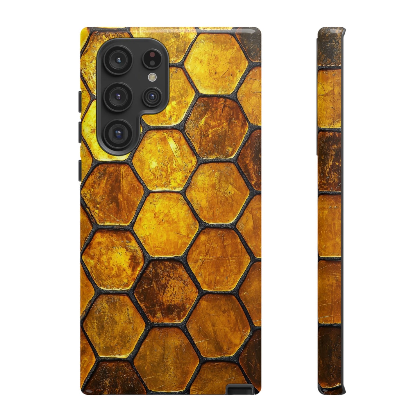 Golden Honeycomb Phone Case – iPhone, Google Pixel, Samsung