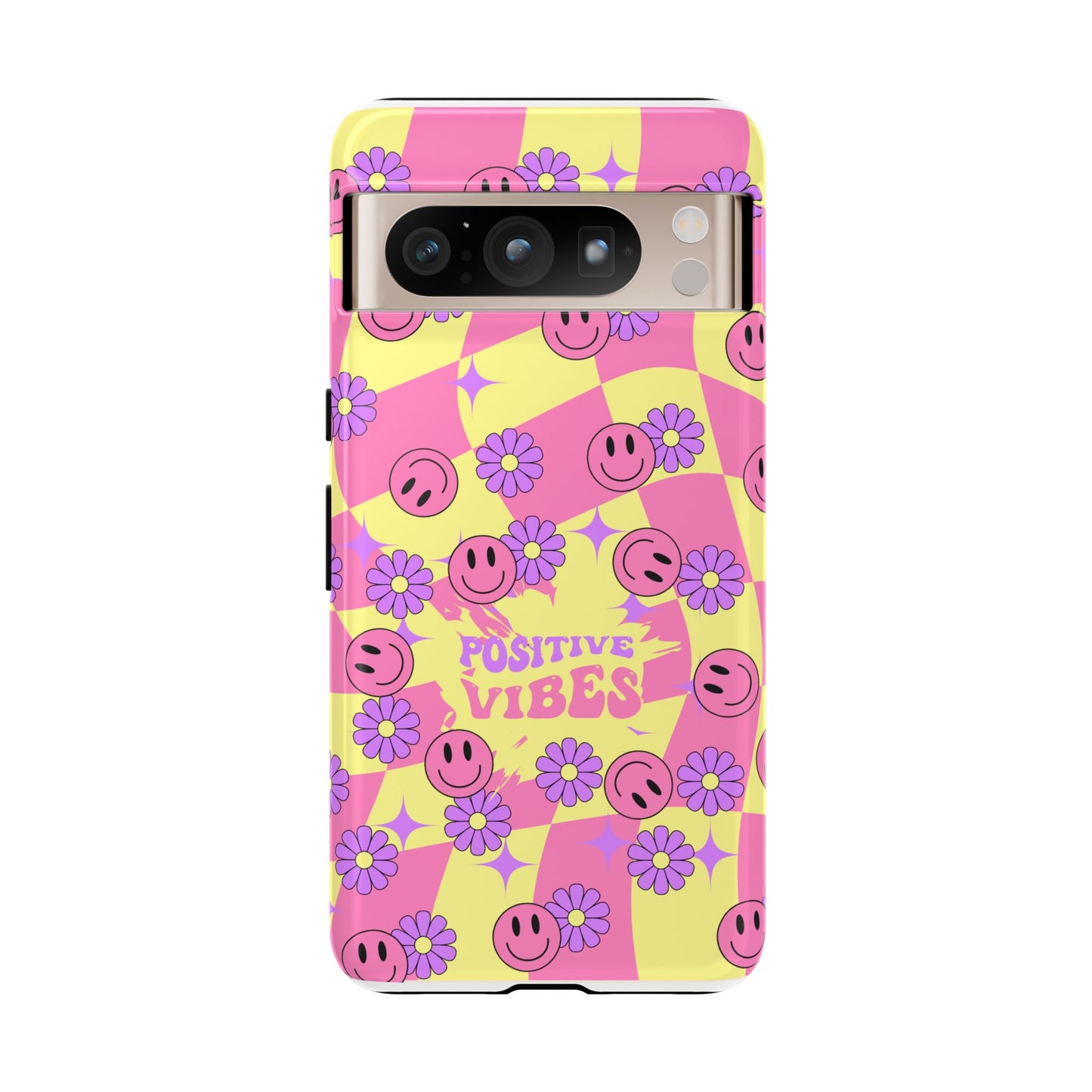 Positive Vibes Phone Case β Aesthetic Motivational Cover for iPhone, Samsung & Google Pixel