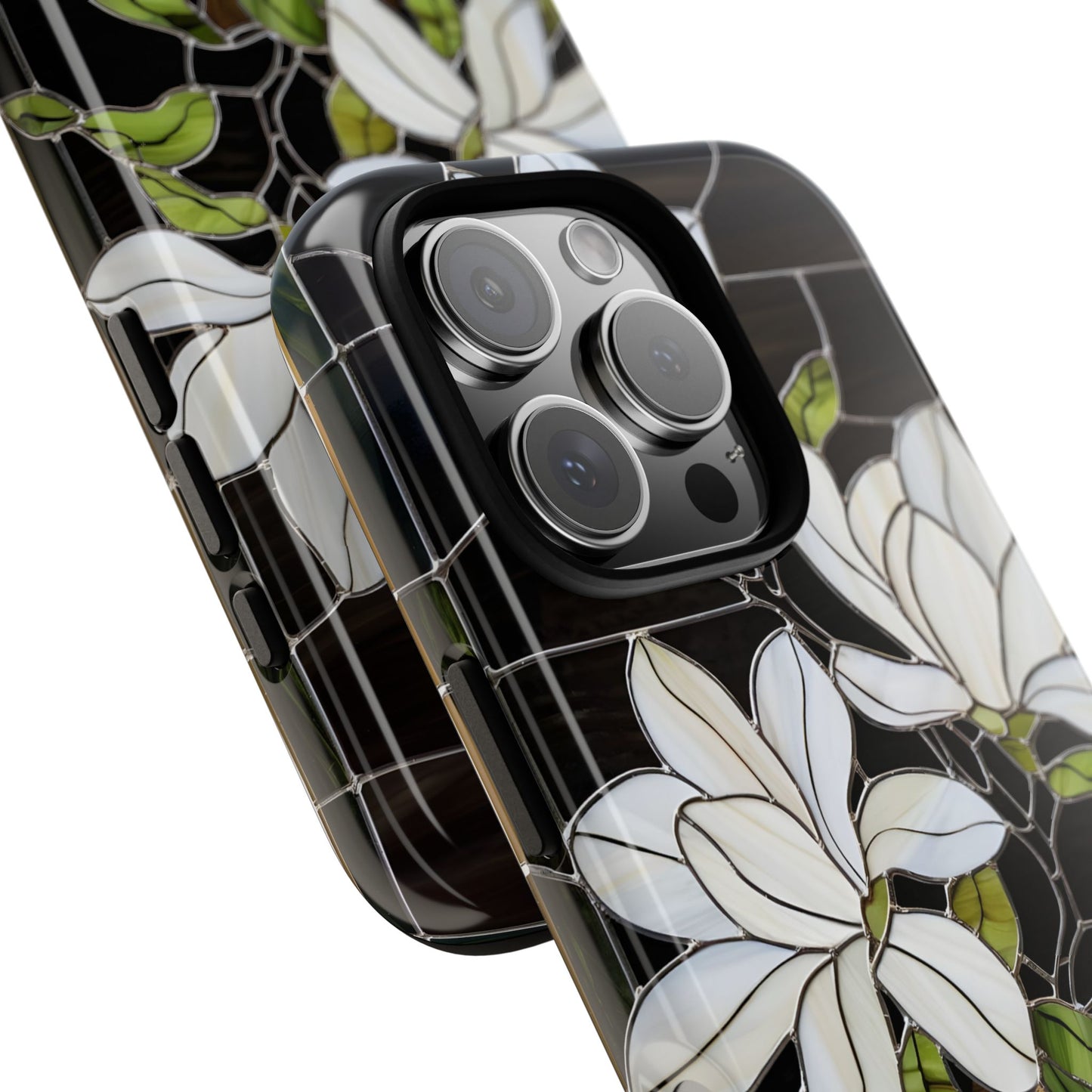 Stained Glass Floral Phone Case