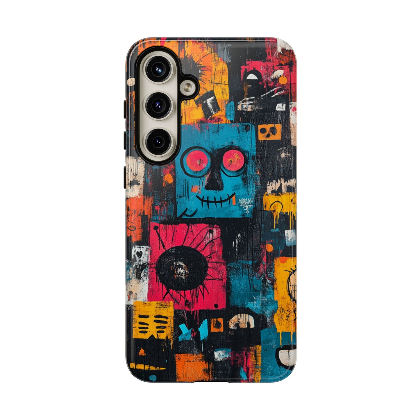 Jean-Michel Basquiat Art Phone Case – Modern Aesthetic Cover - iPhone, Samsung & Google Pixel Cover - Artistic Painting Case, Art Lover Gift
