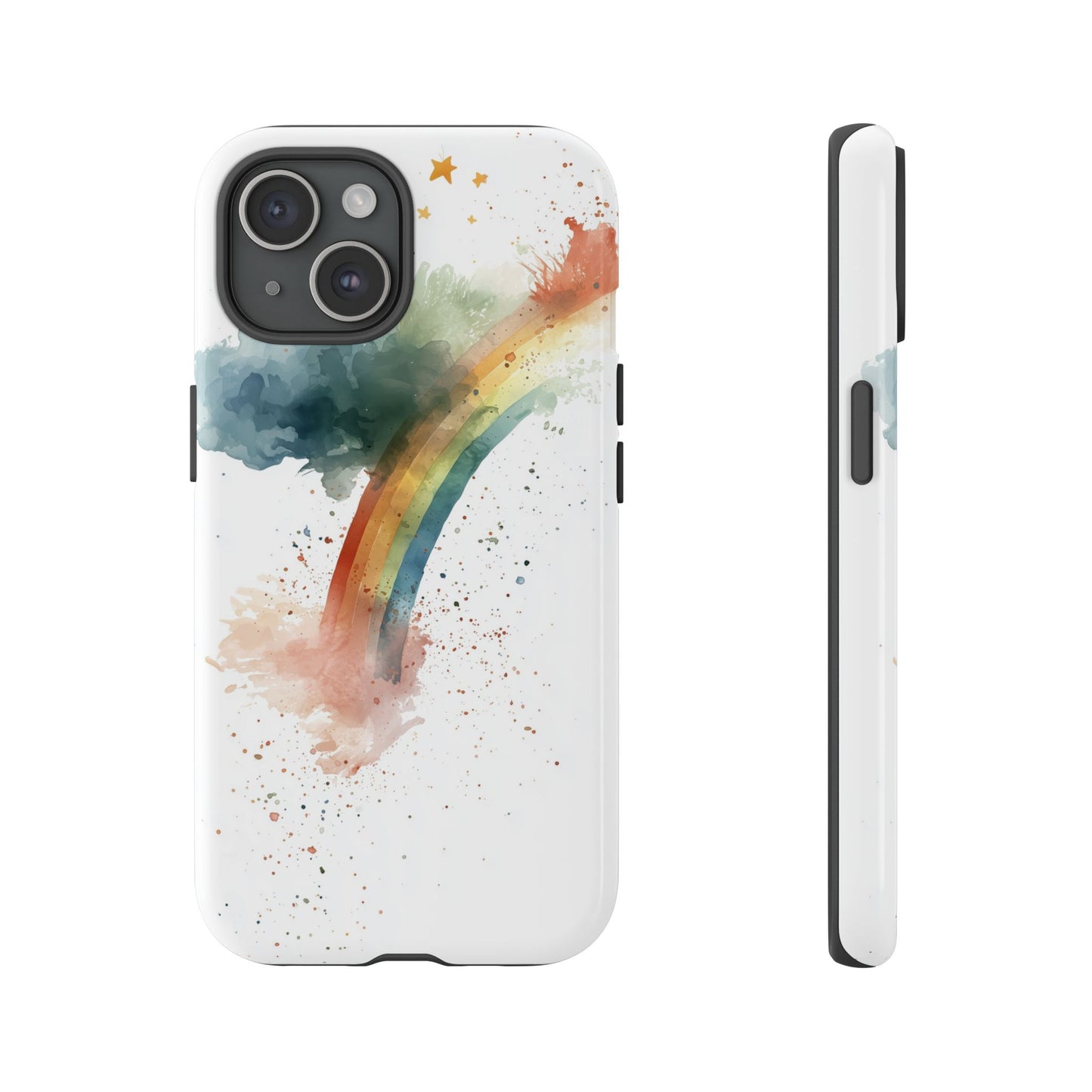 Mystic Splash Rainbow Watercolor Phone Case for iPhone, google Pixel & Samsung